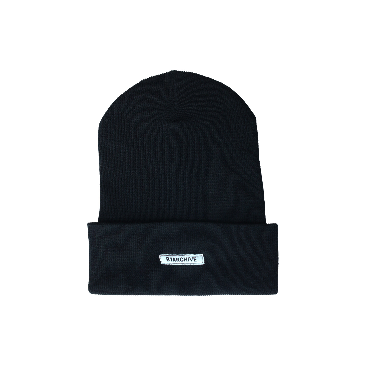 B1ARCHIVE Black rib knit beanie