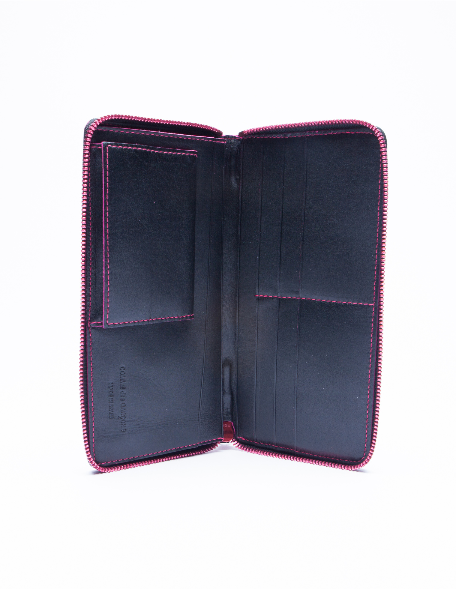 Comme des Garcons Wallets Leather zip-around wallet