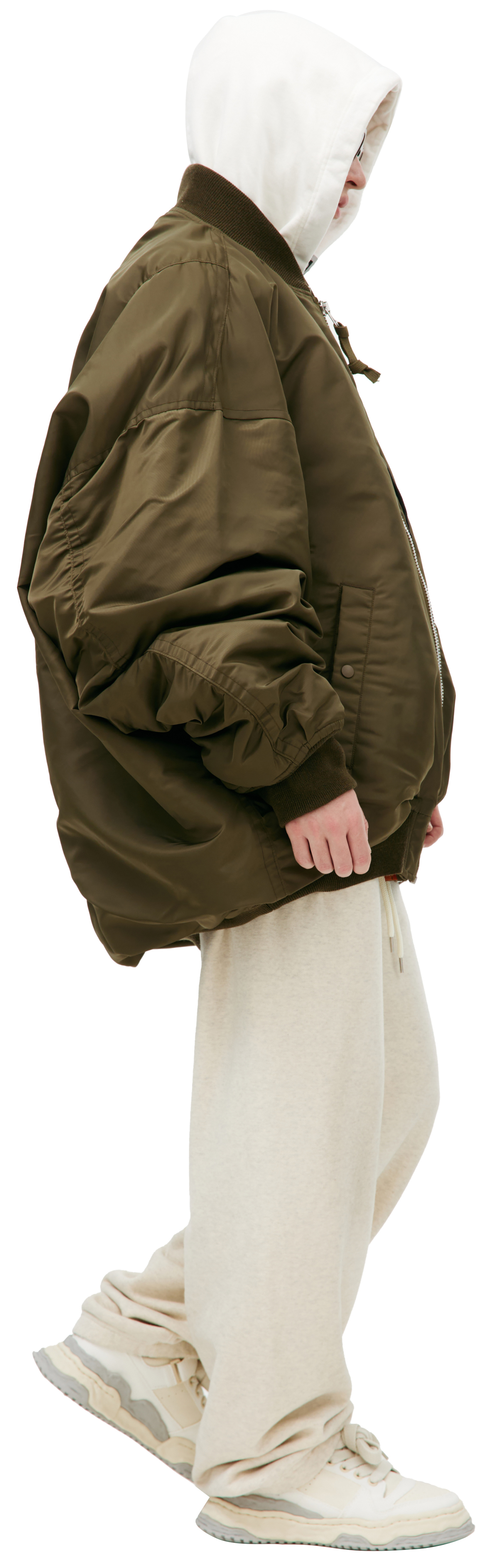 Maison Mihara Yasuhiro Two-way zippered bomber