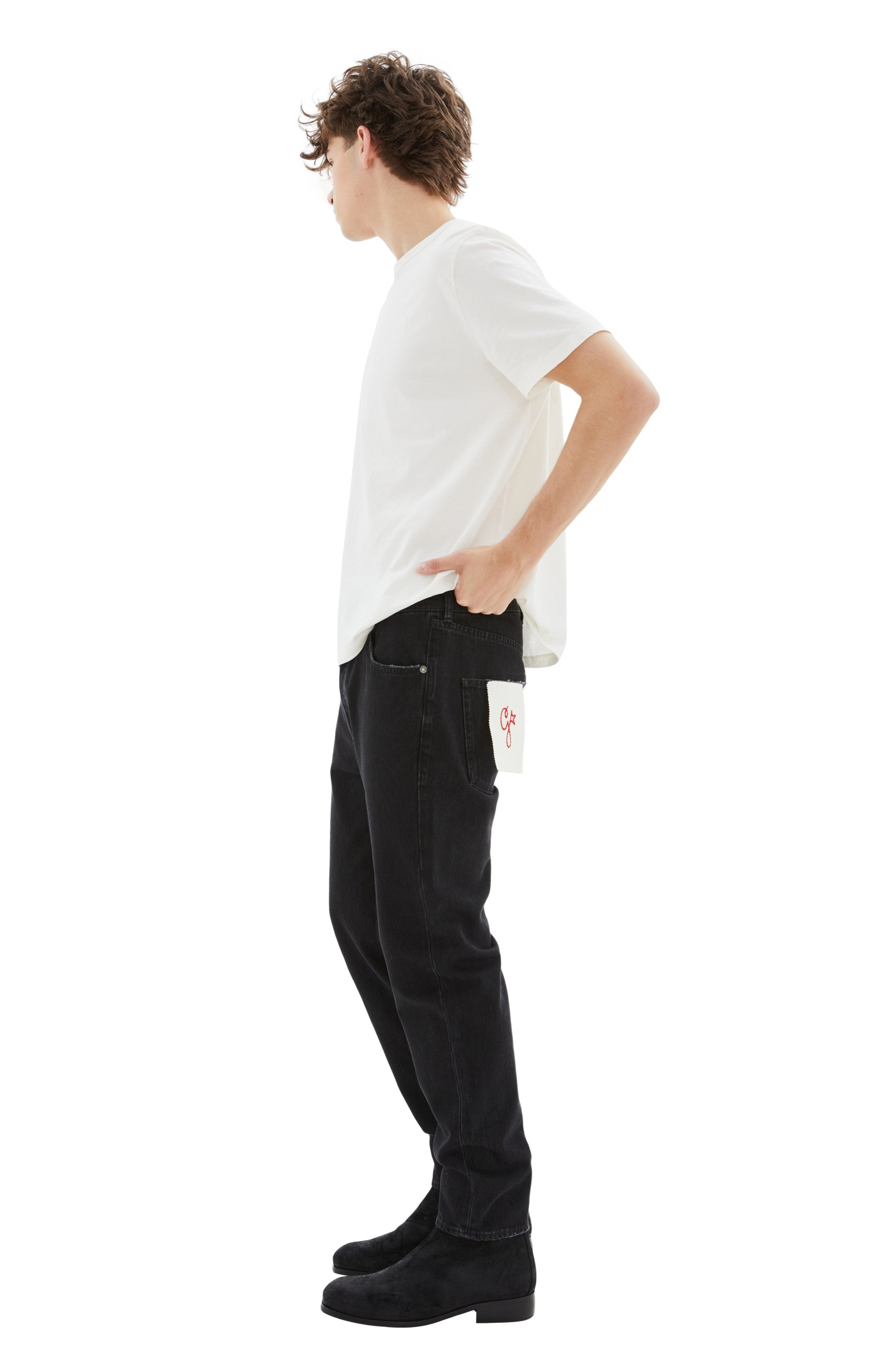 Golden Goose Happy One Washed Denim