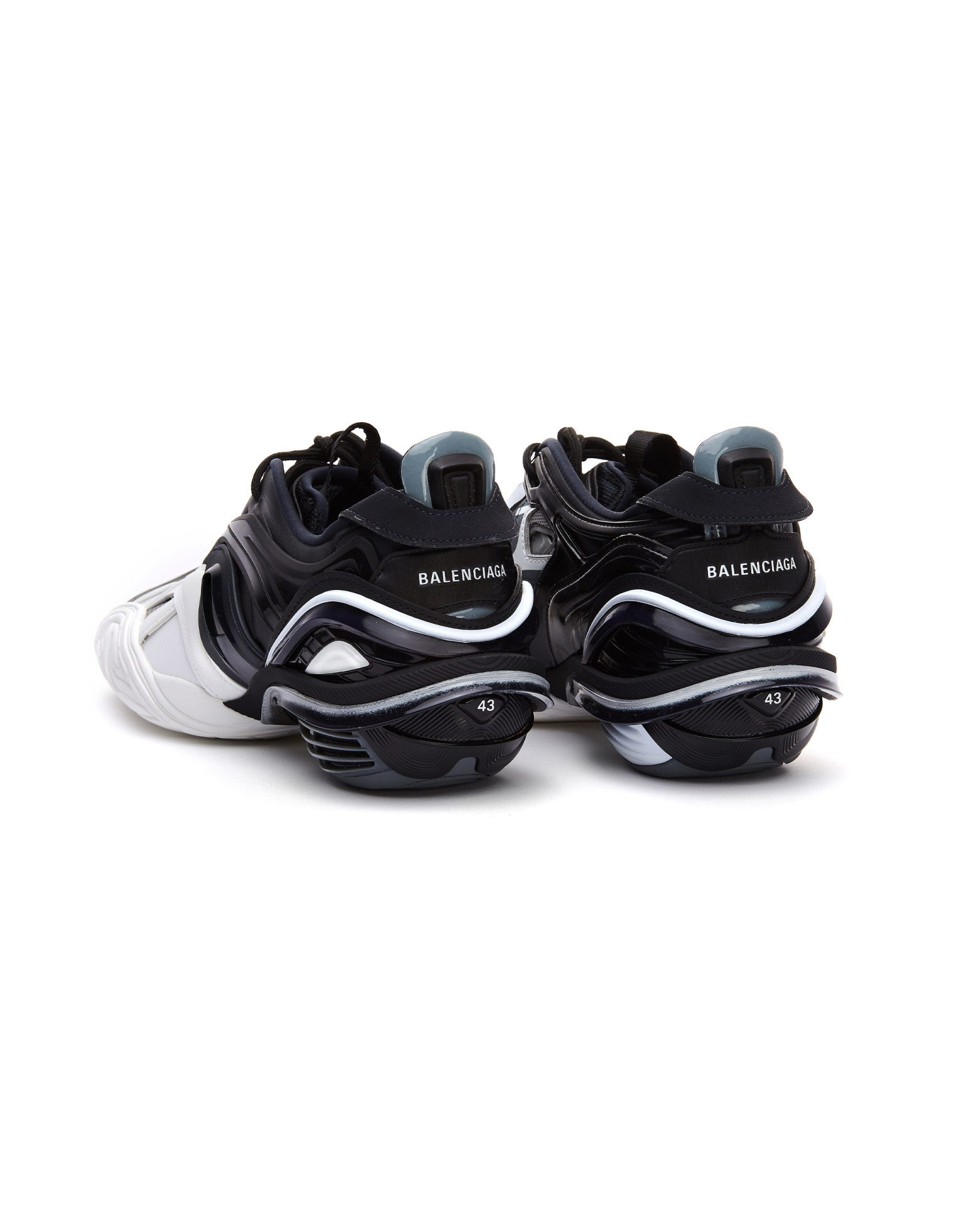 Balenciaga White & Black Tyrex Sneakers