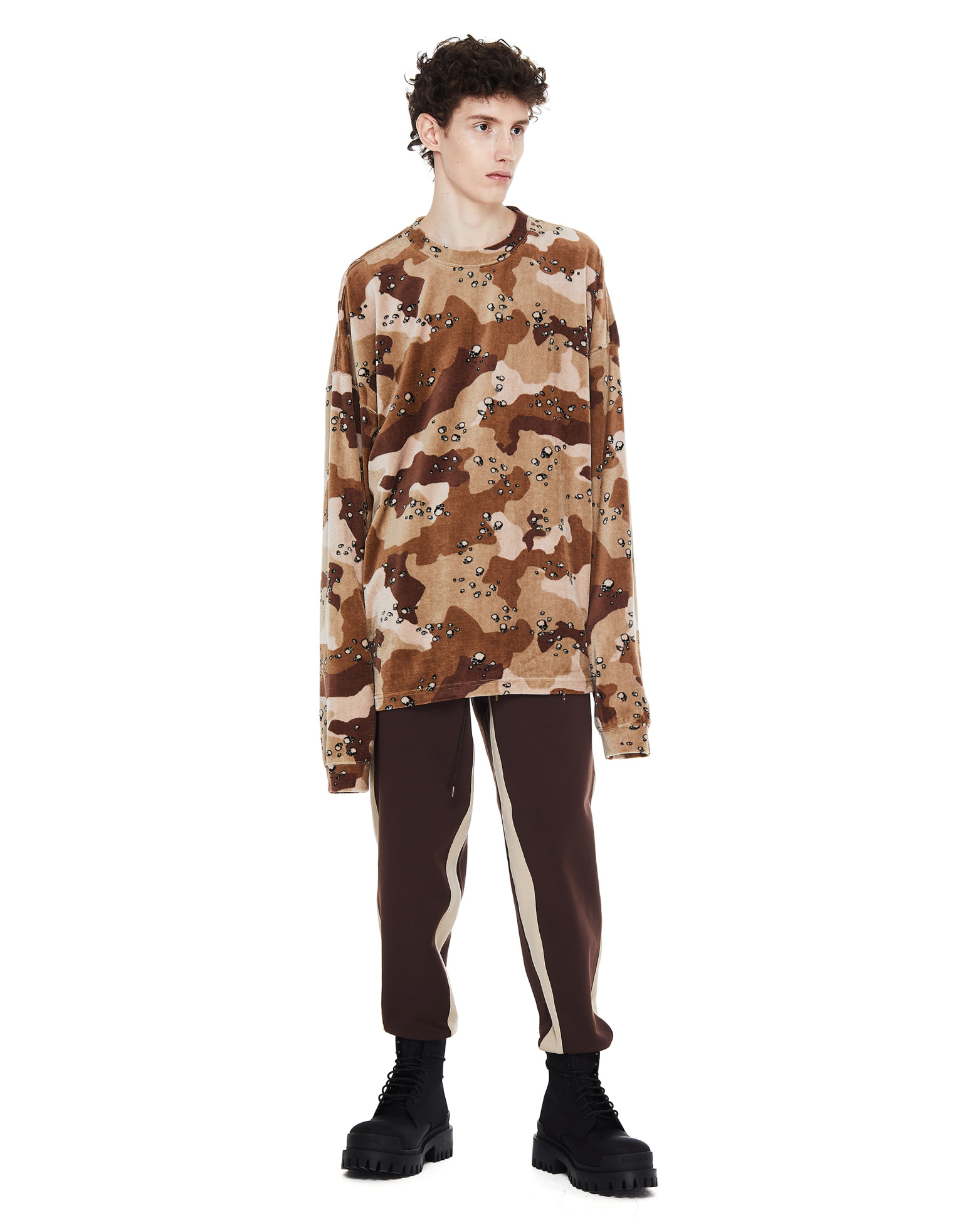 Mastermind WORLD Camo Cotton L/S T-shirt