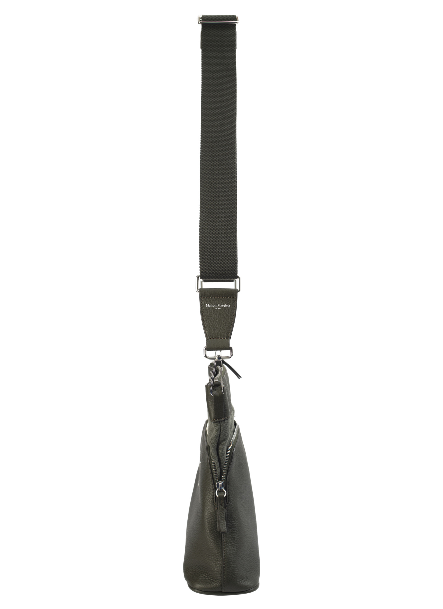 Maison Margiela 5AC leather shoulder bag in khaki
