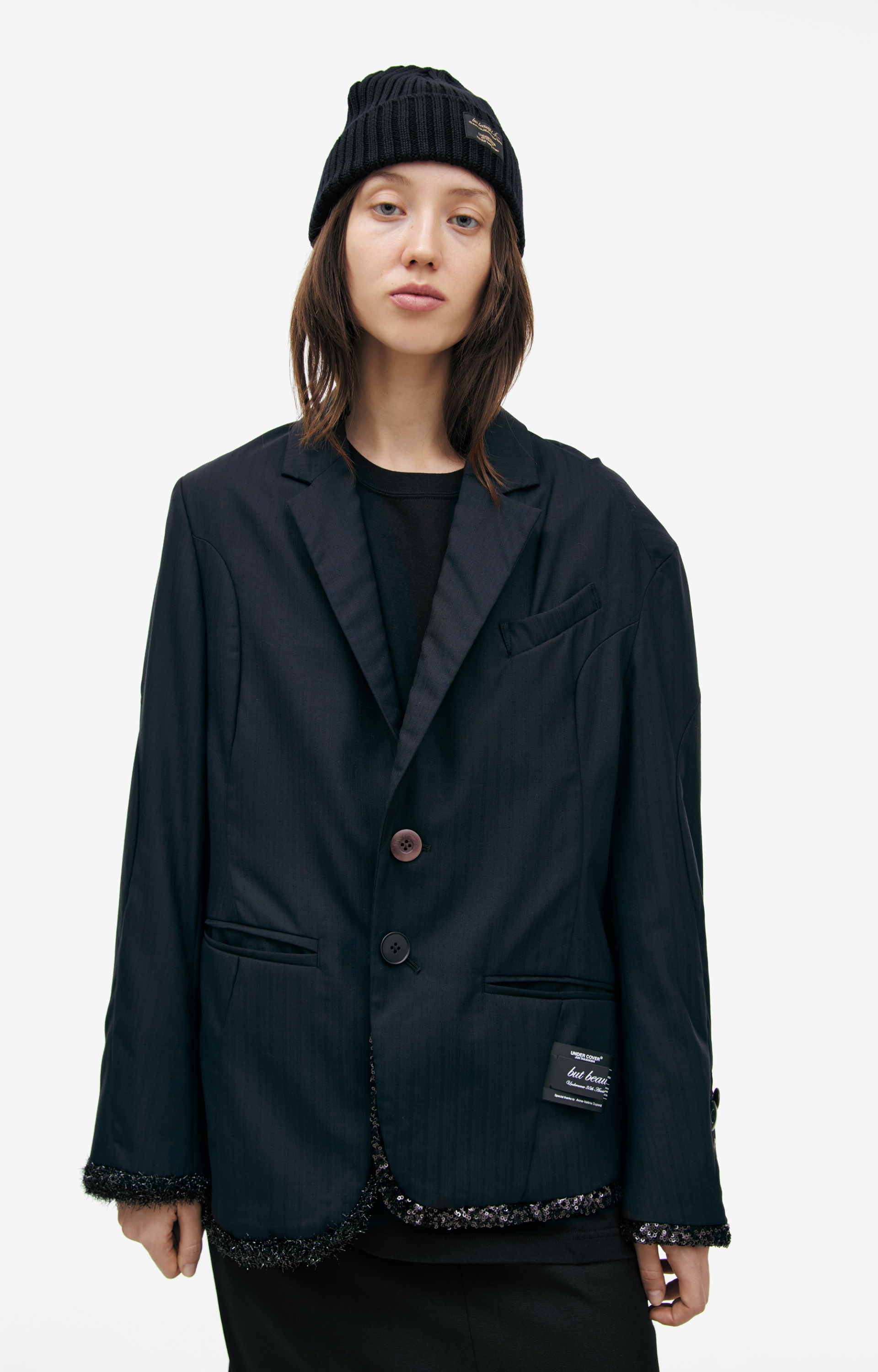 Undercover Jacket with glitter trim