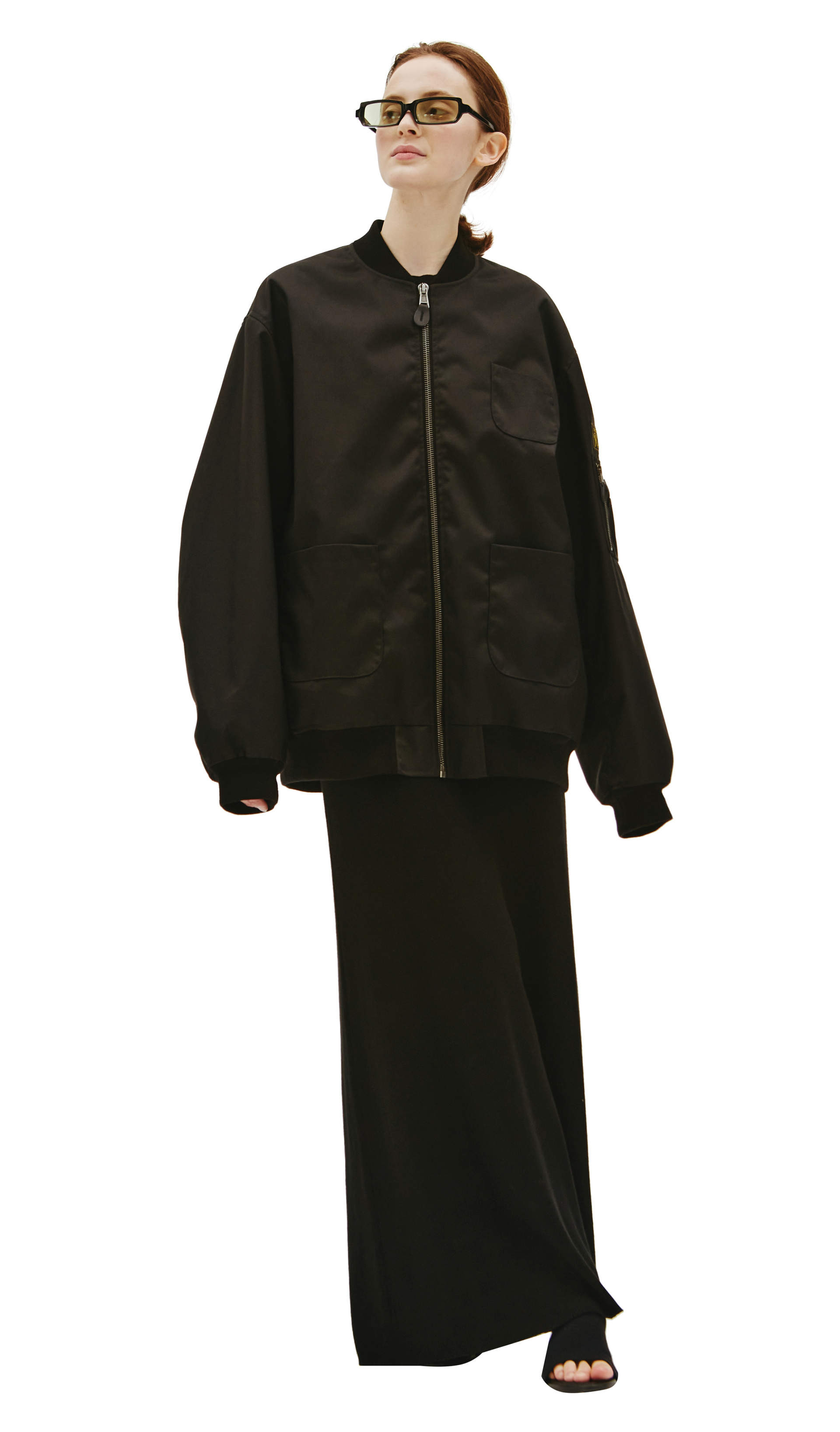 Raf Simons Echodomer Print Bomber Jacket