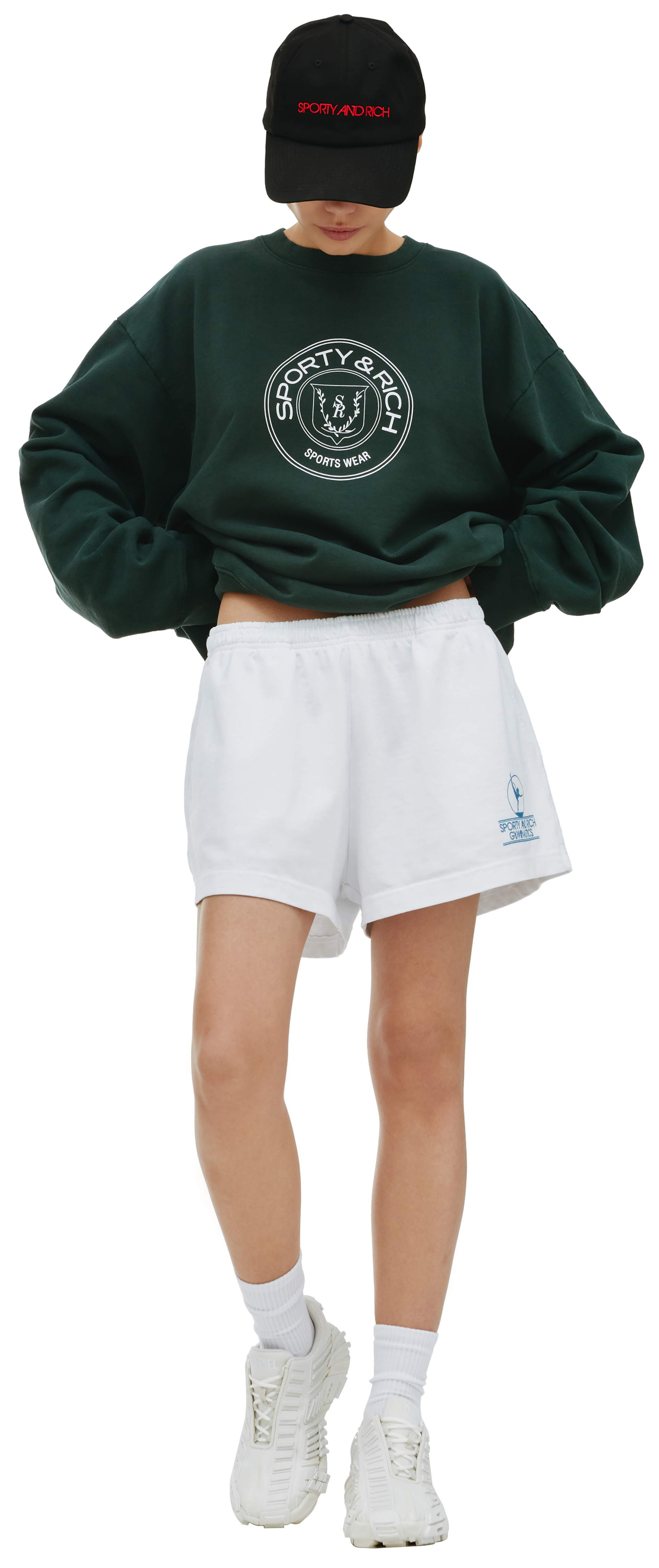 SPORTY & RICH Gymnastics Disco Shorts