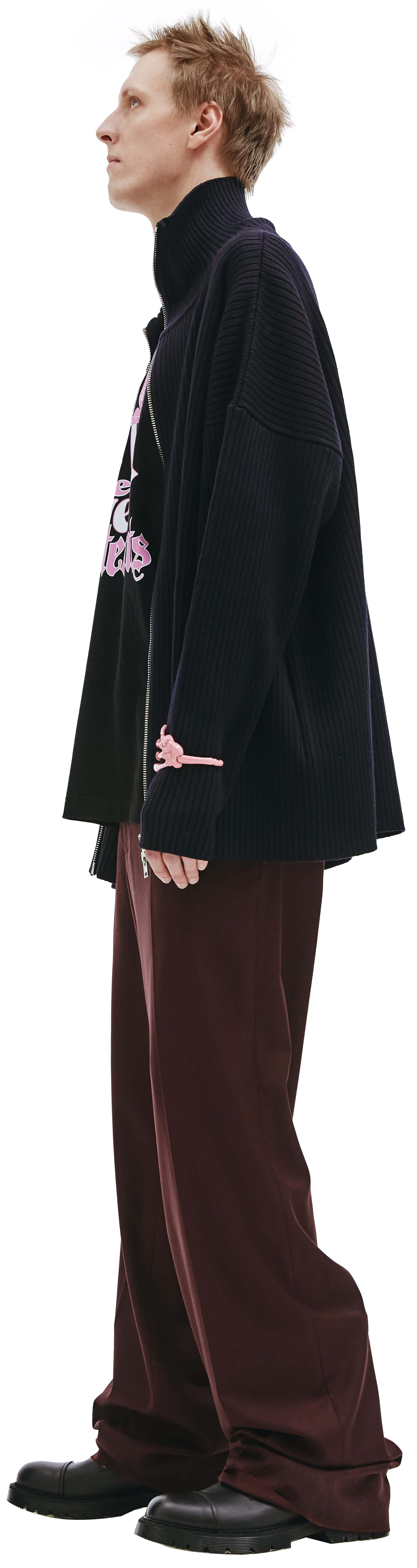 VETEMENTS Wool zipped cardigan