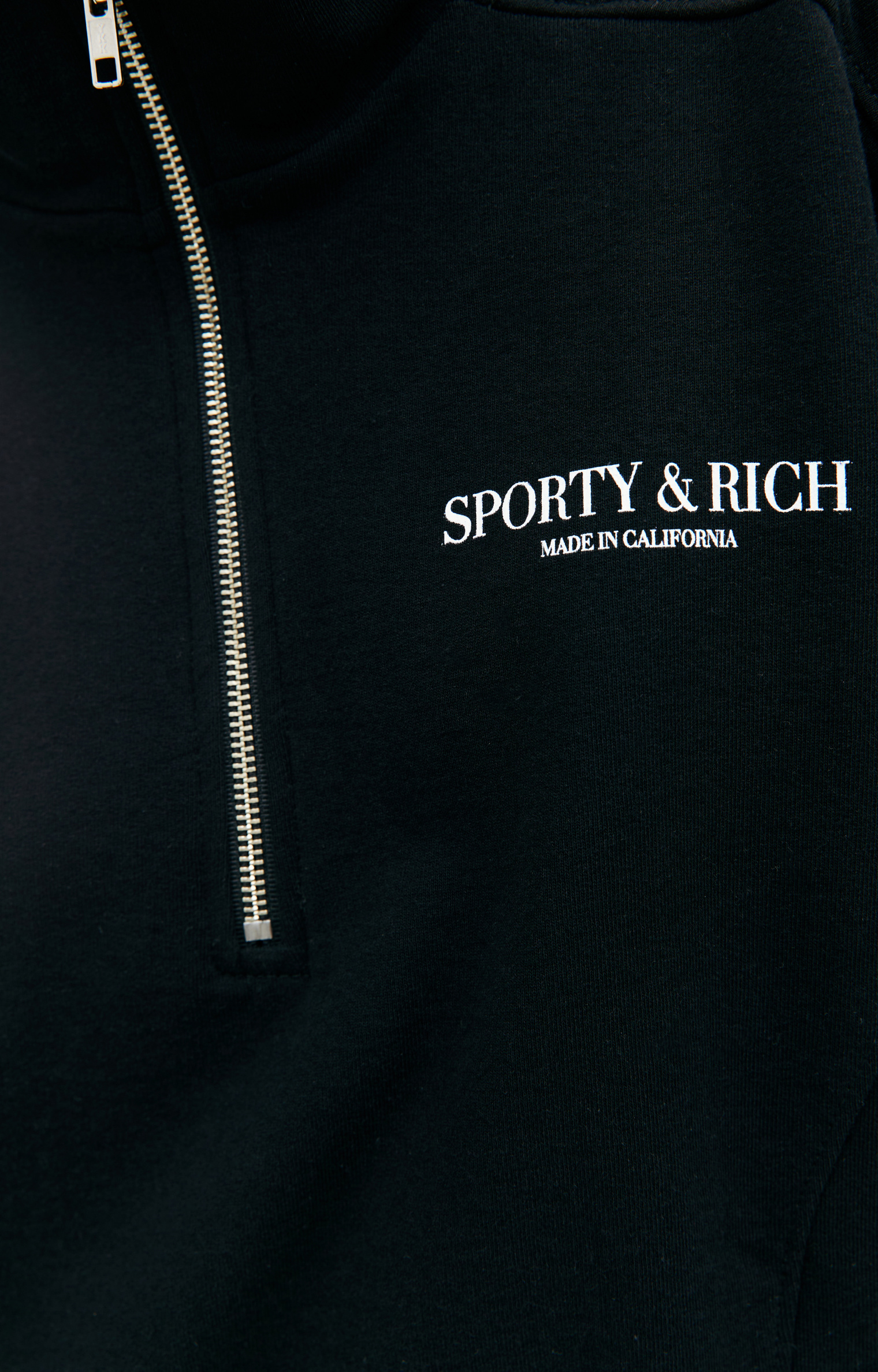 SPORTY & RICH \'Made in California\' half-zip sweatshirt