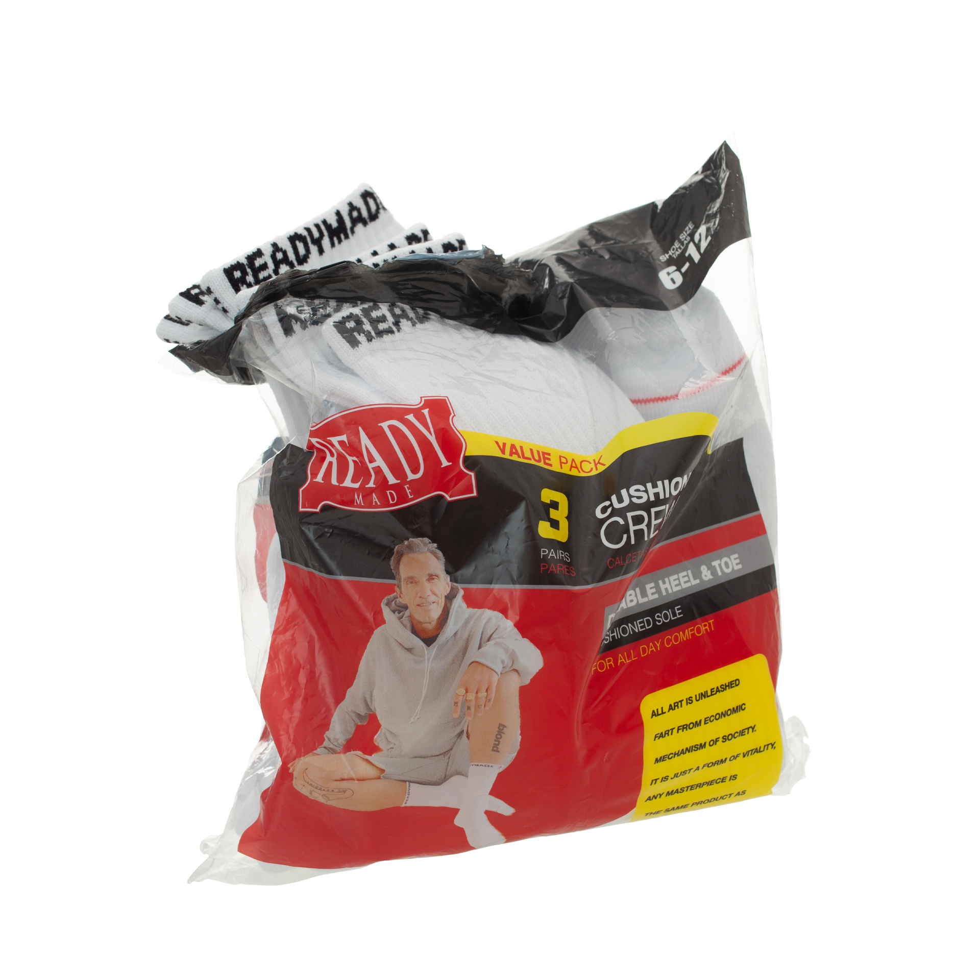 Readymade 3 pack logo socks