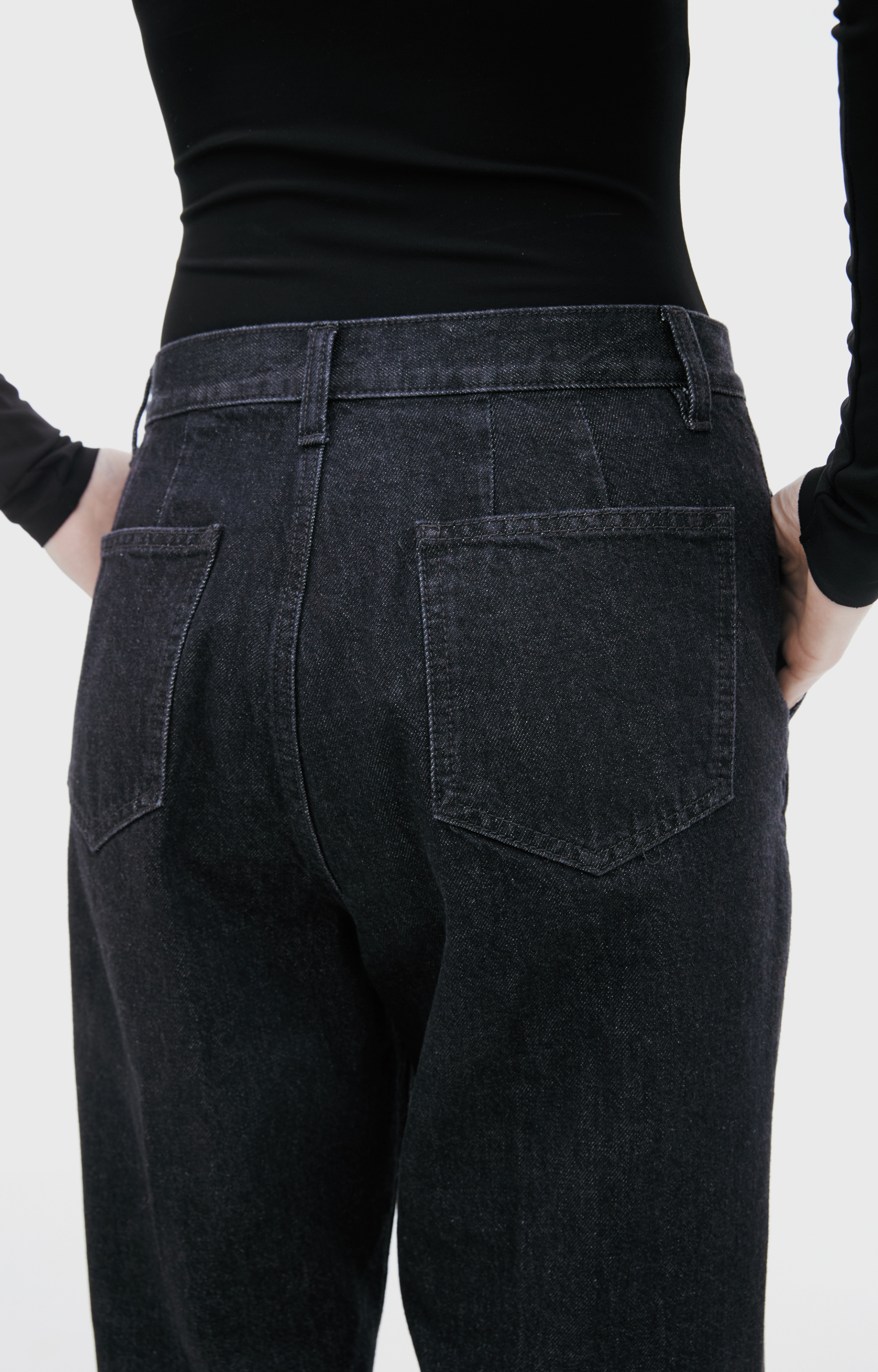 The Row flared jeans with creases