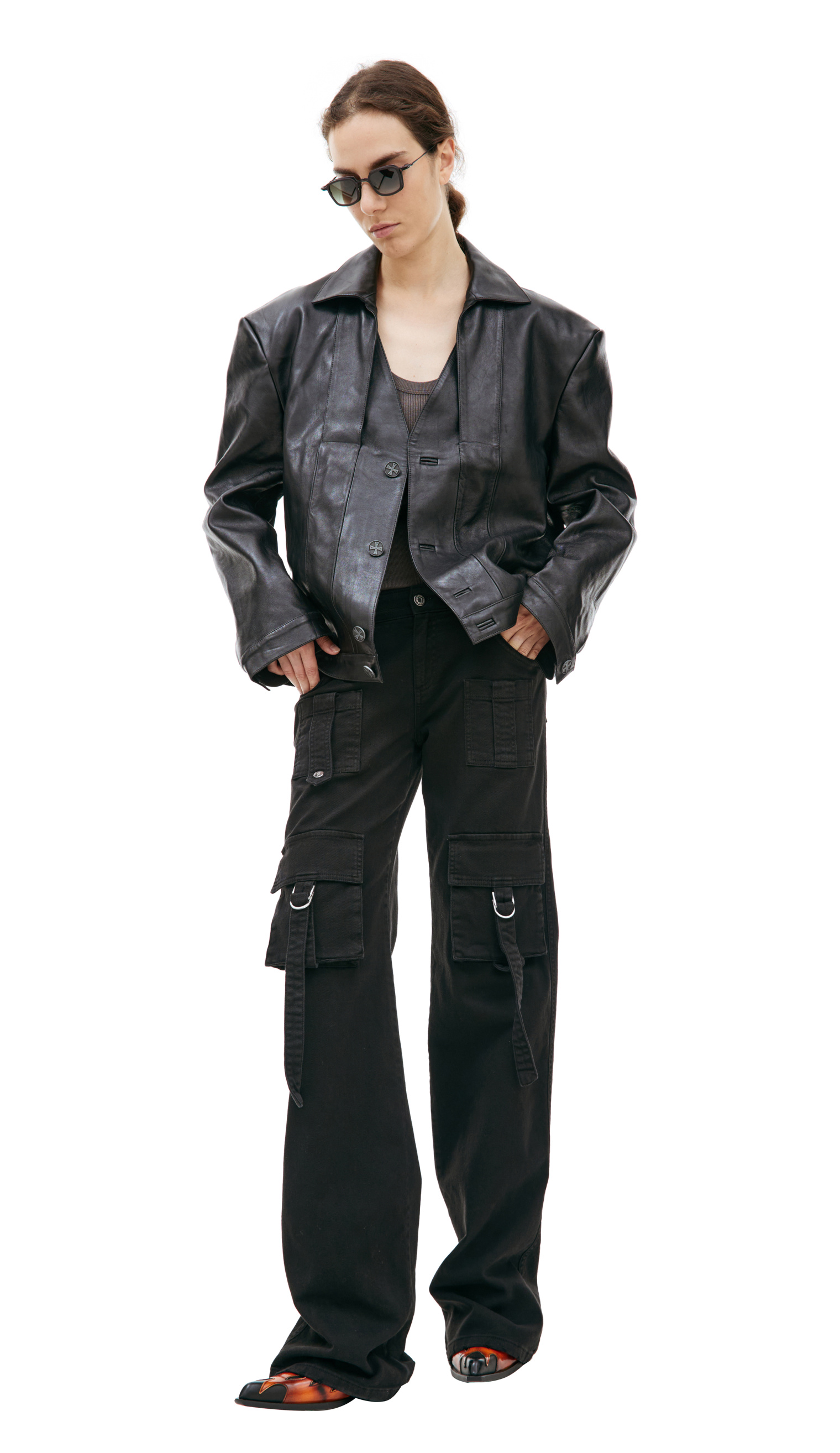 Enfants Riches Deprimes DIVORCE LEATHER JACKET