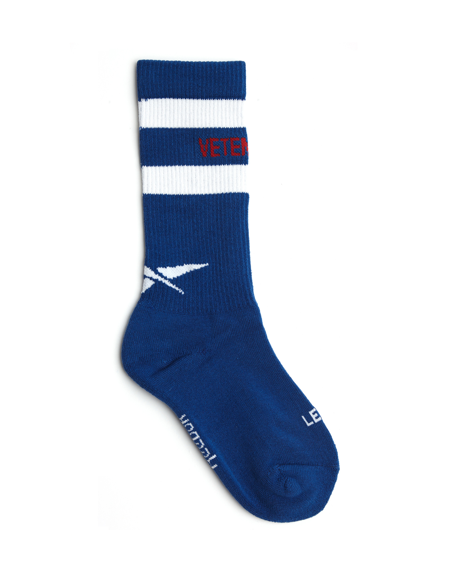 VETEMENTS Reebok Edition Blue Tennis Socks