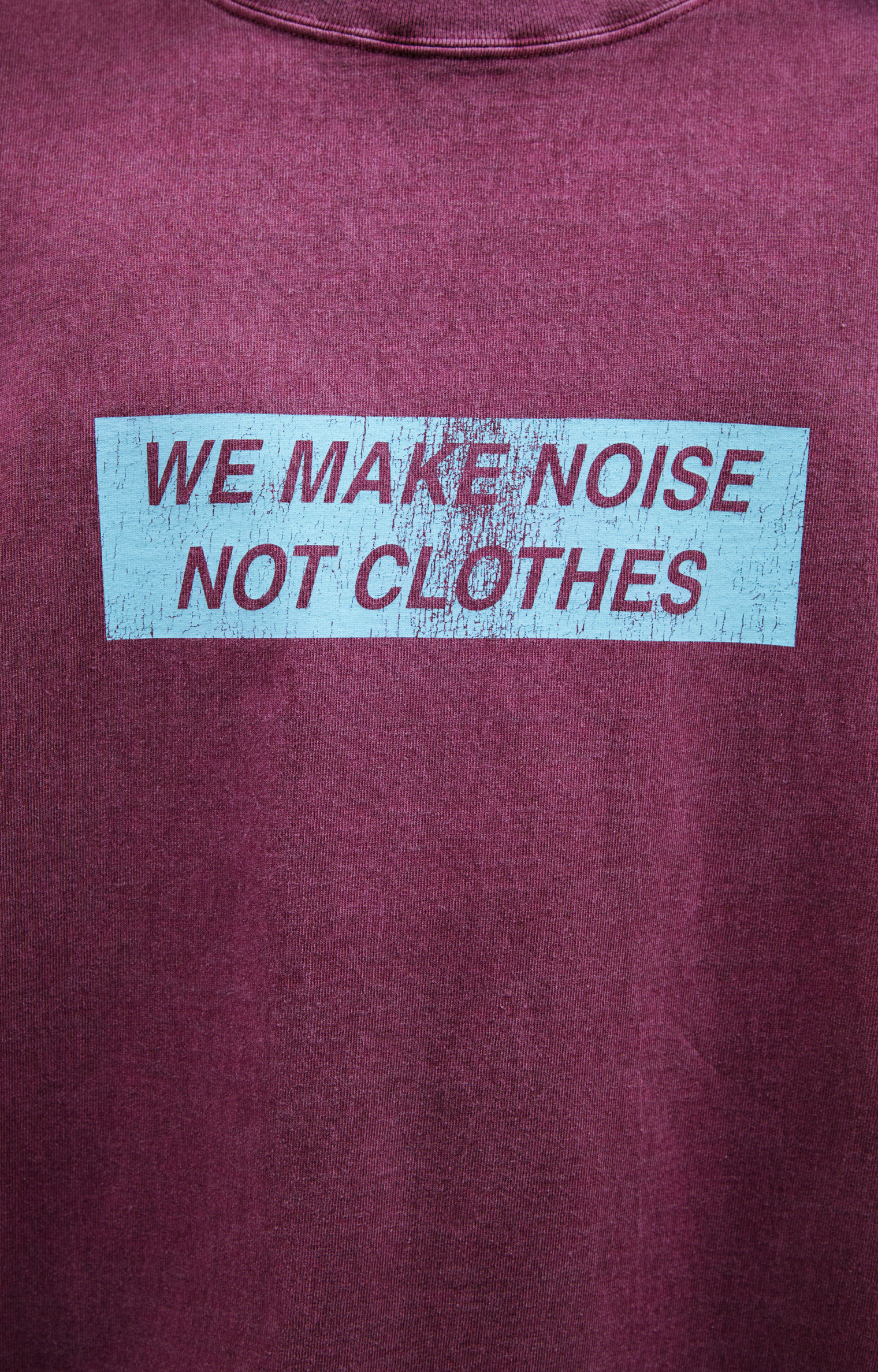 Undercover Burgundy T-shirt with print