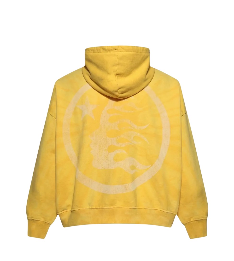 Hellstar Yellow print hoodie