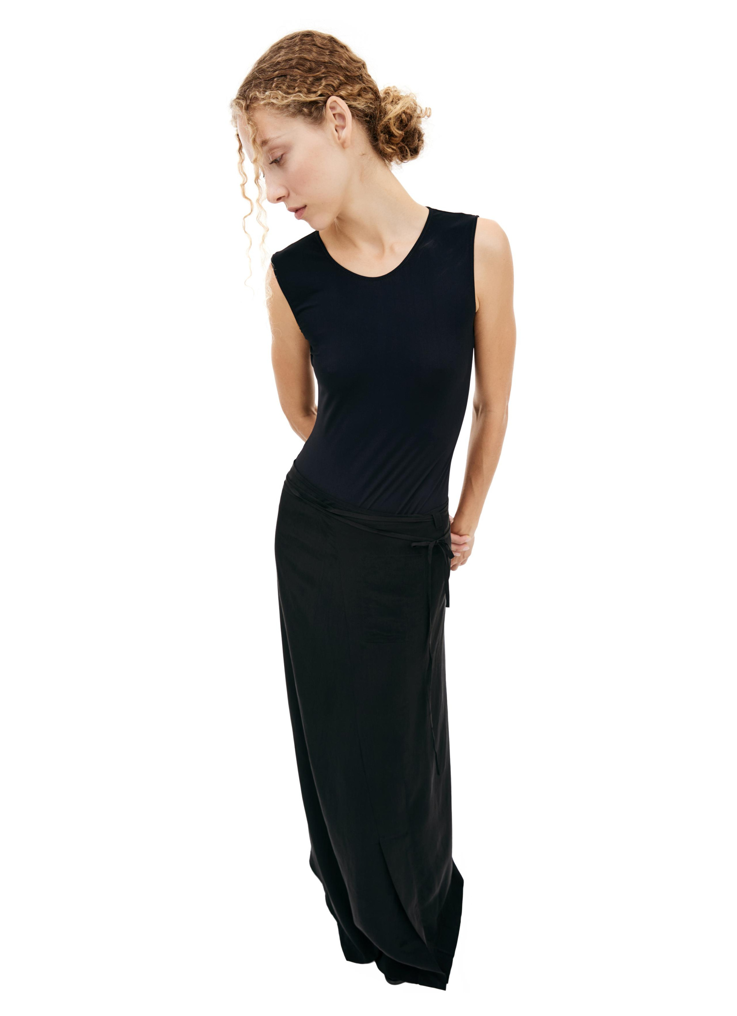 Ziggy Chen Black maxi skirt