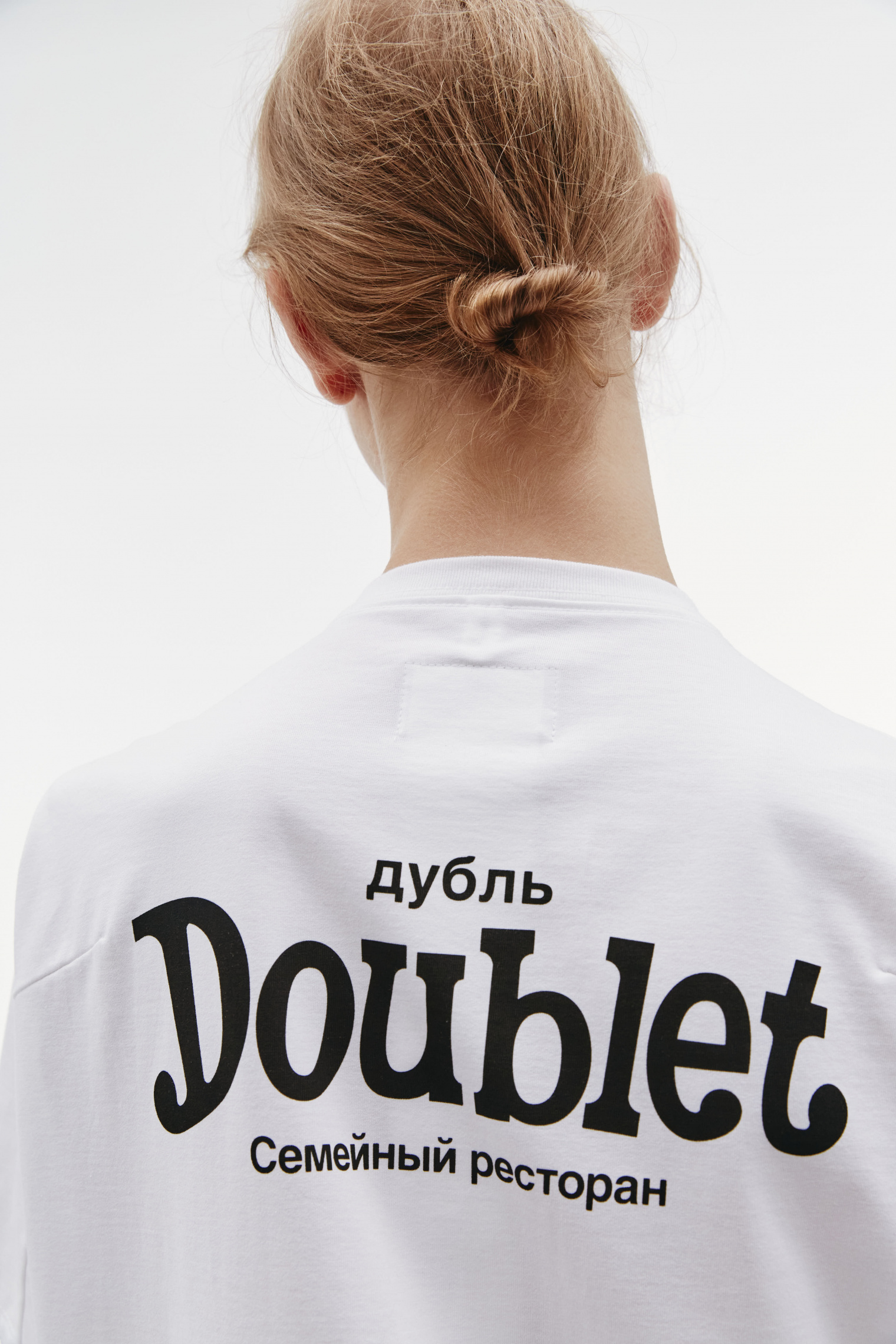 Buy Doublet men white doublet x sv t-shirt for $445 online on SV77 