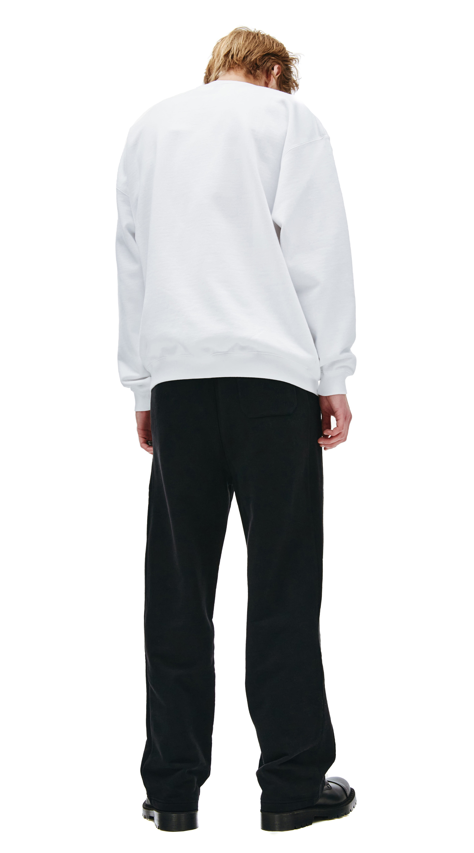 VETEMENTS Белый оверсайз свитшот