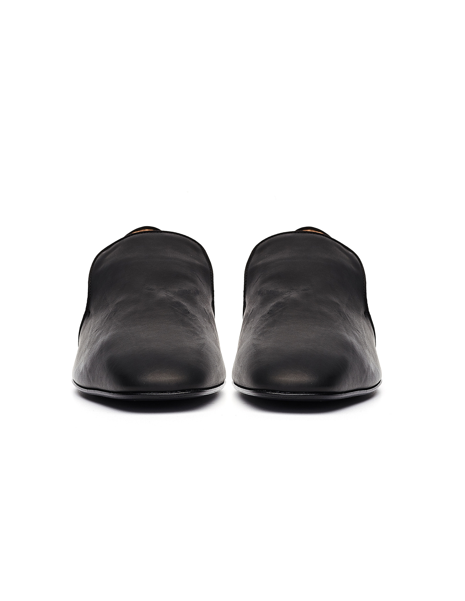 The Row Alys Leather Loafer Shoes