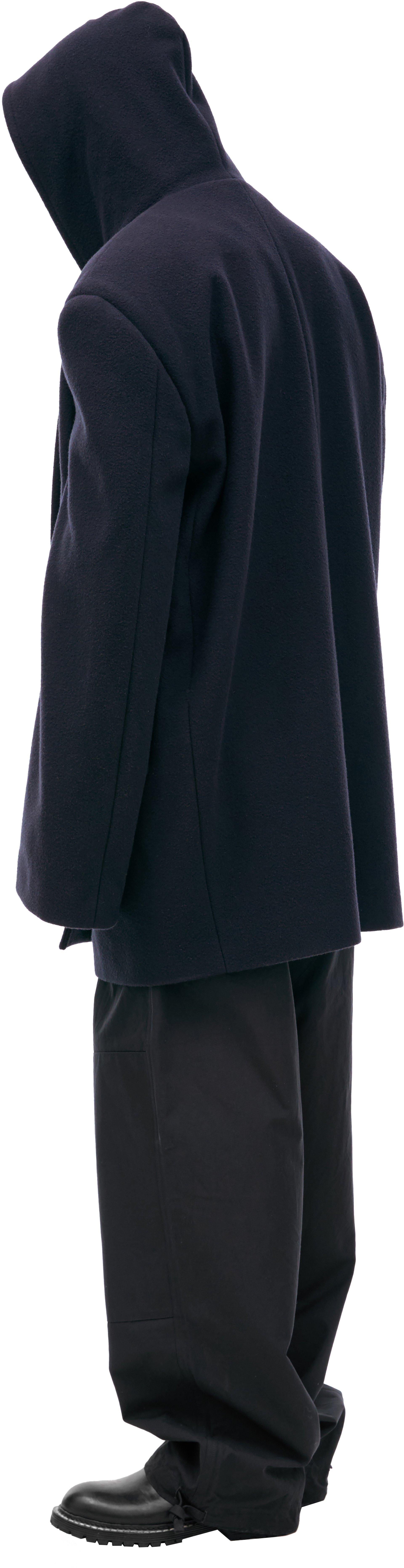 Balenciaga Wool hooded coat