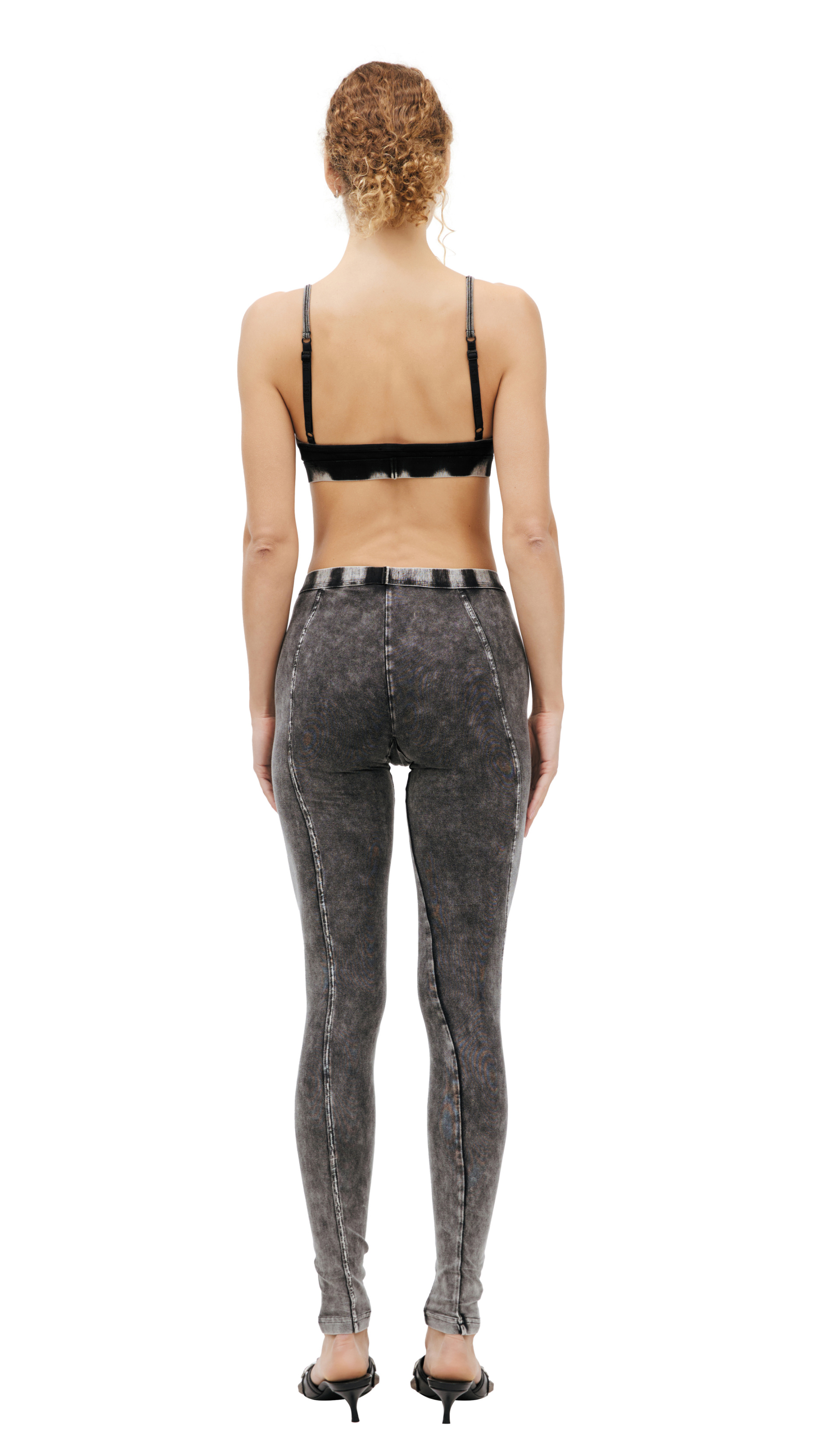 Diesel Grey distressed leggings