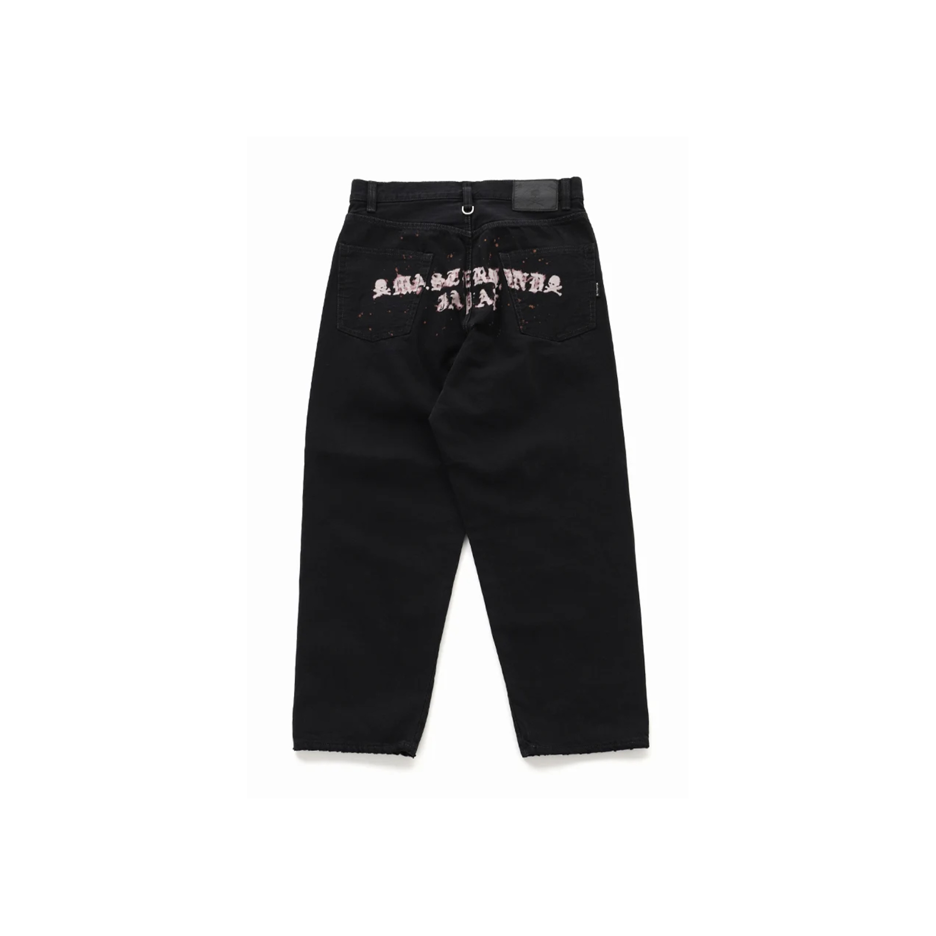 Mastermind WORLD Wide-leg jeans with a skull print