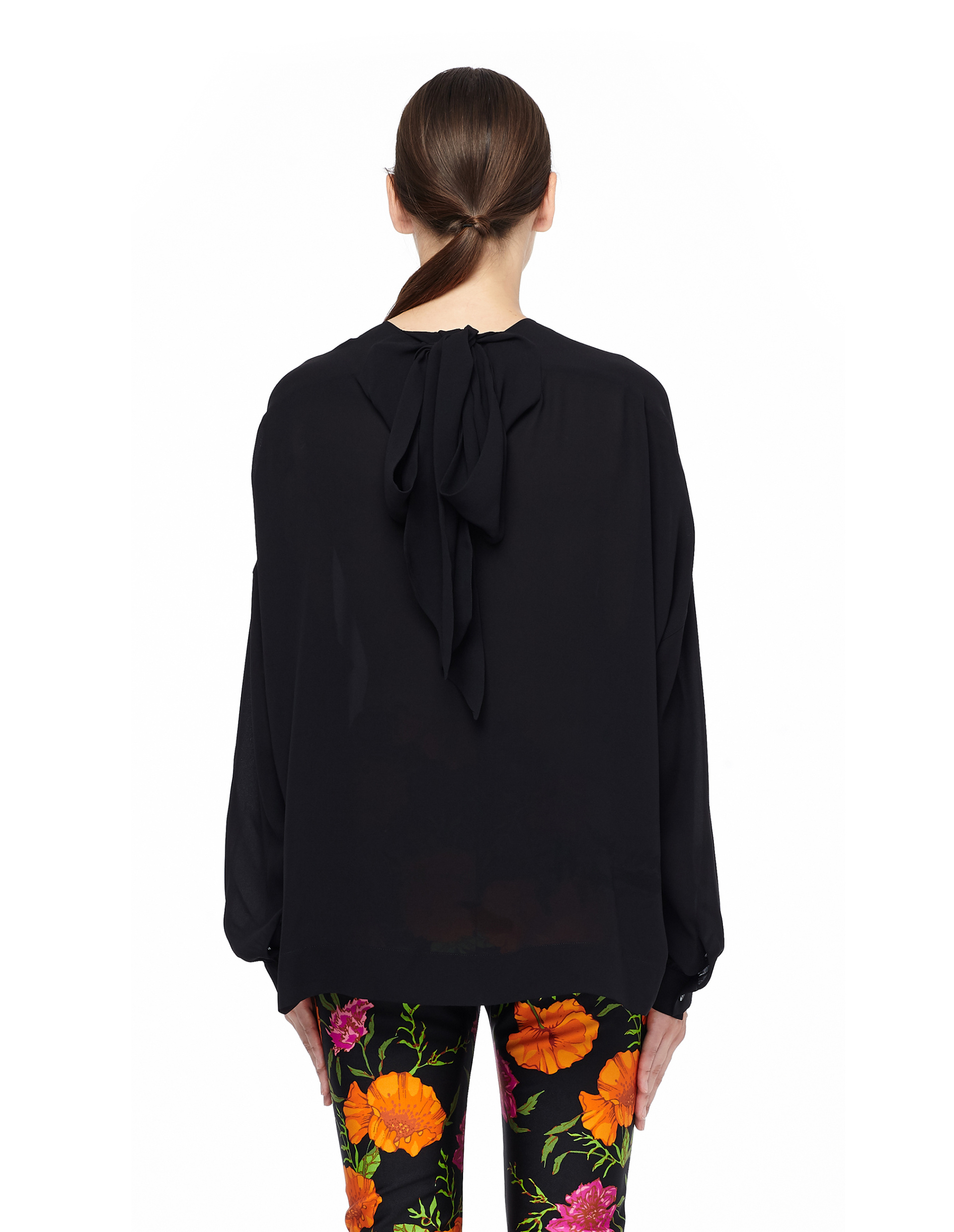 Balenciaga Bow Tie Blouse