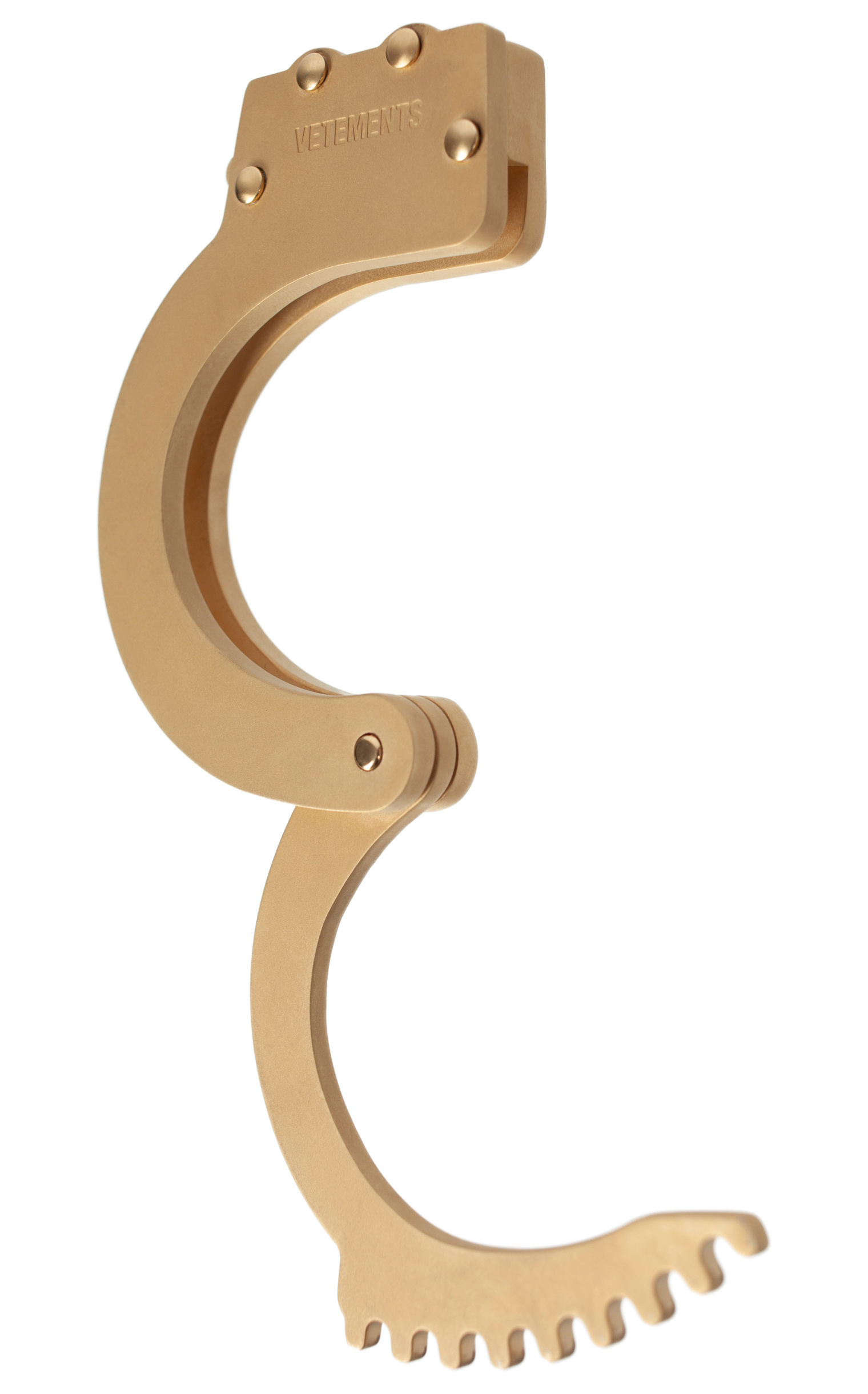 Мужской золотой браслет в виде наручника VETEMENTS — купить за 59 850 руб. в интернет-магазине SV77, арт. UA53BR100G