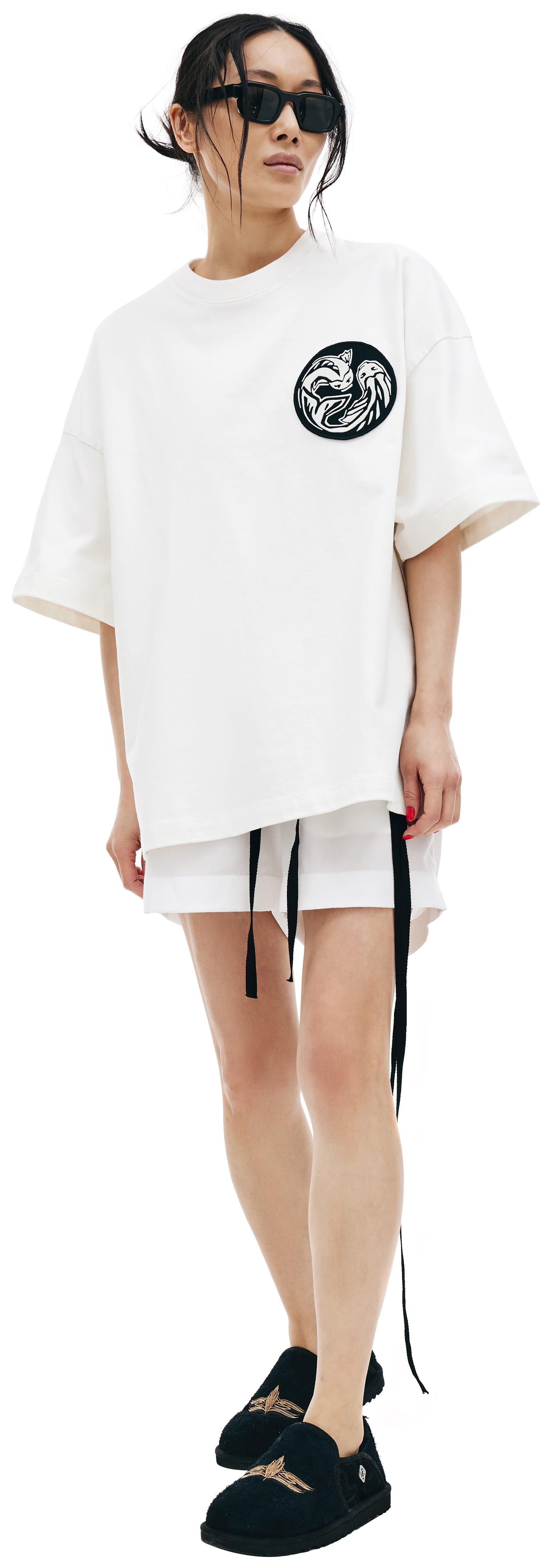 Jil Sander Pisces patch t-shirt