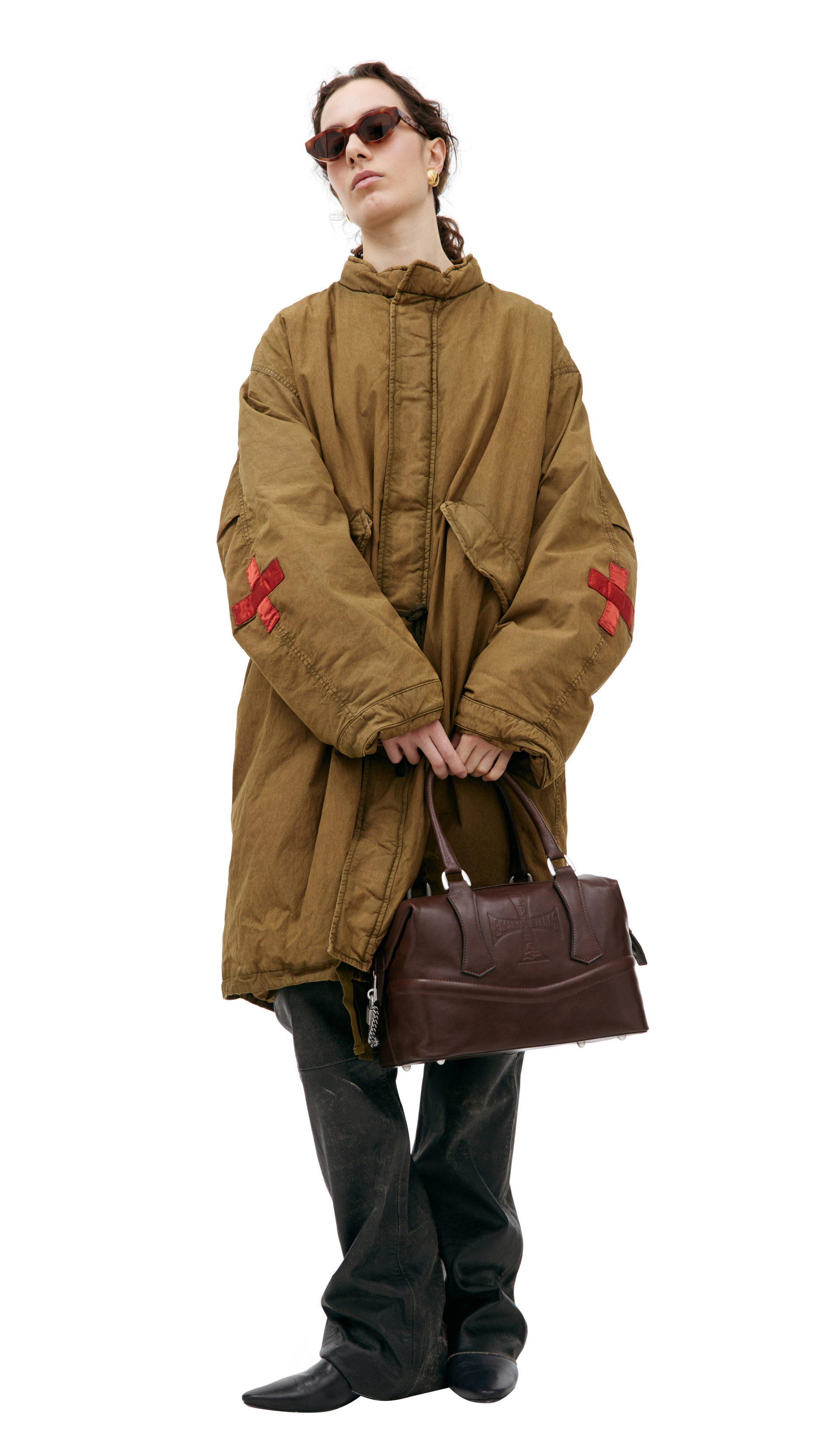 Enfants Riches Déprimés Jacket with crosses on the sleeves