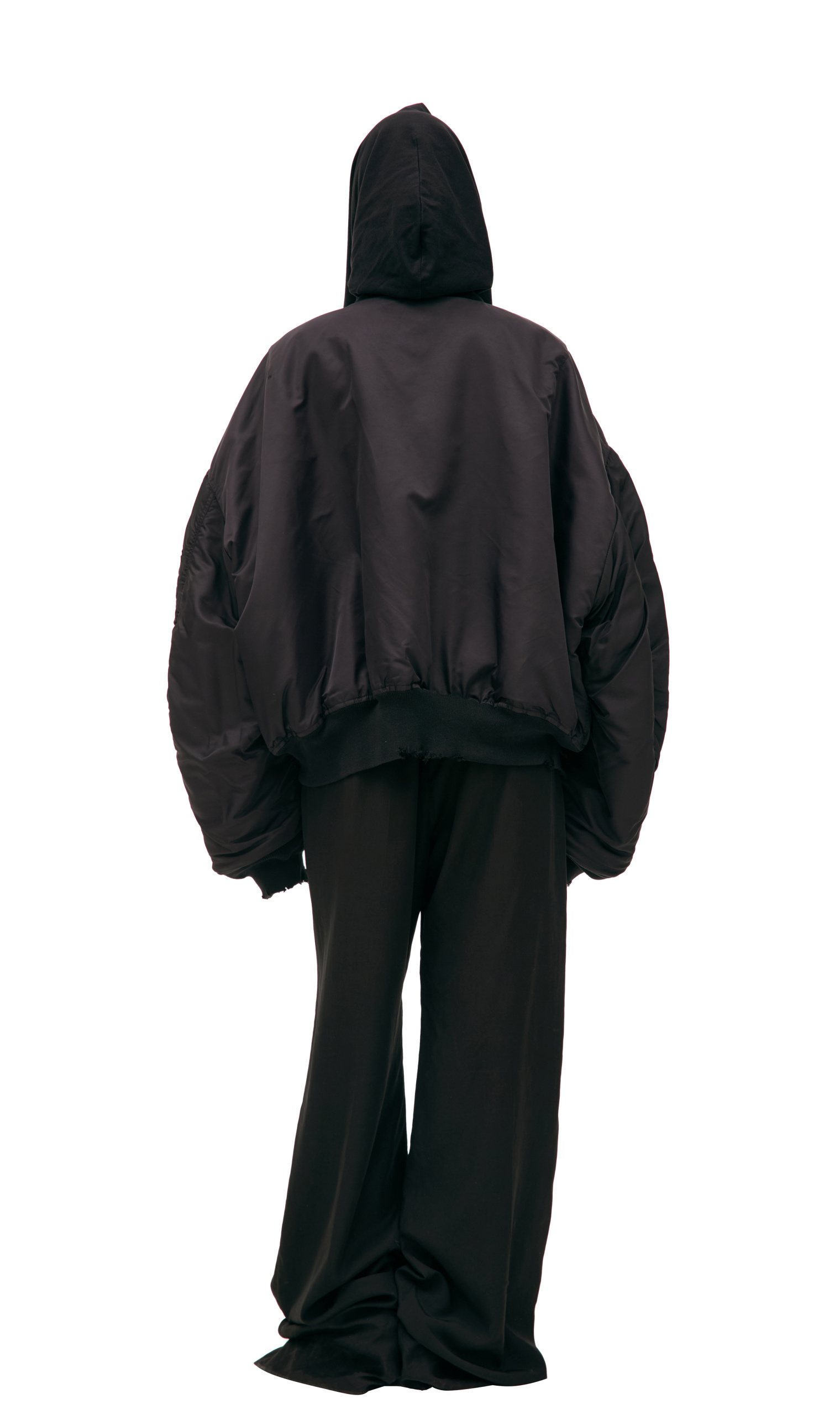 Balenciaga Bomber with sewn-in scarf