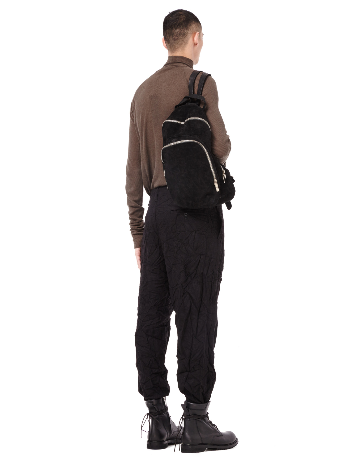Guidi Suede Backpack