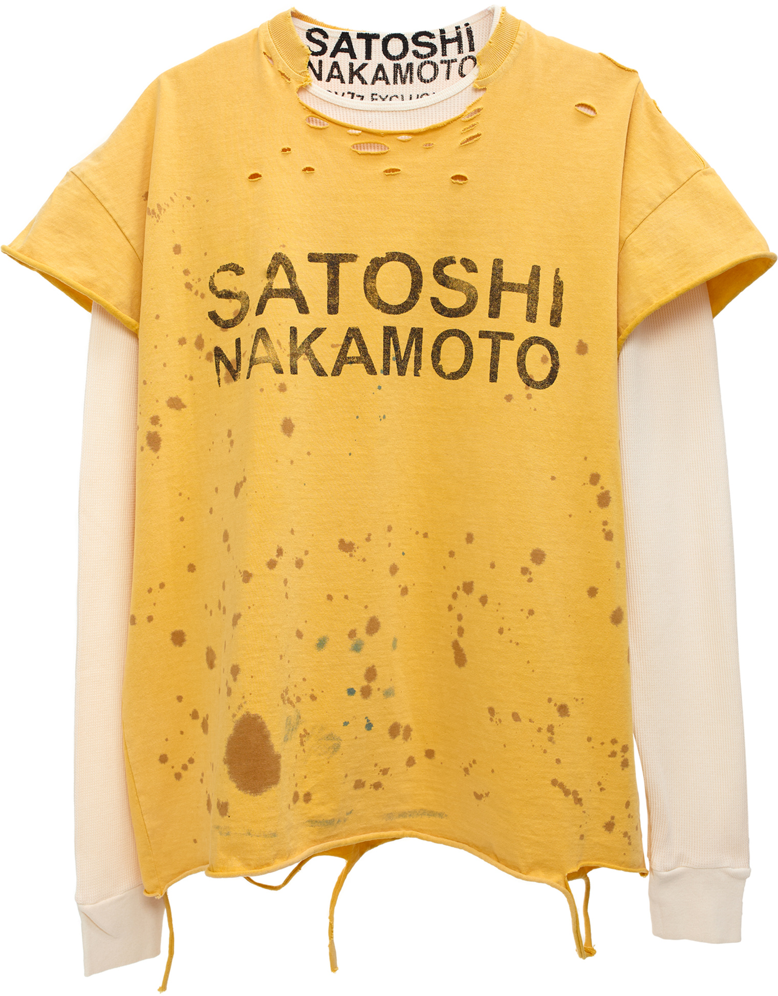Satoshi Nakamoto Satoshi Nakamoto x SVMoscow T-shirt with Longsleeve
