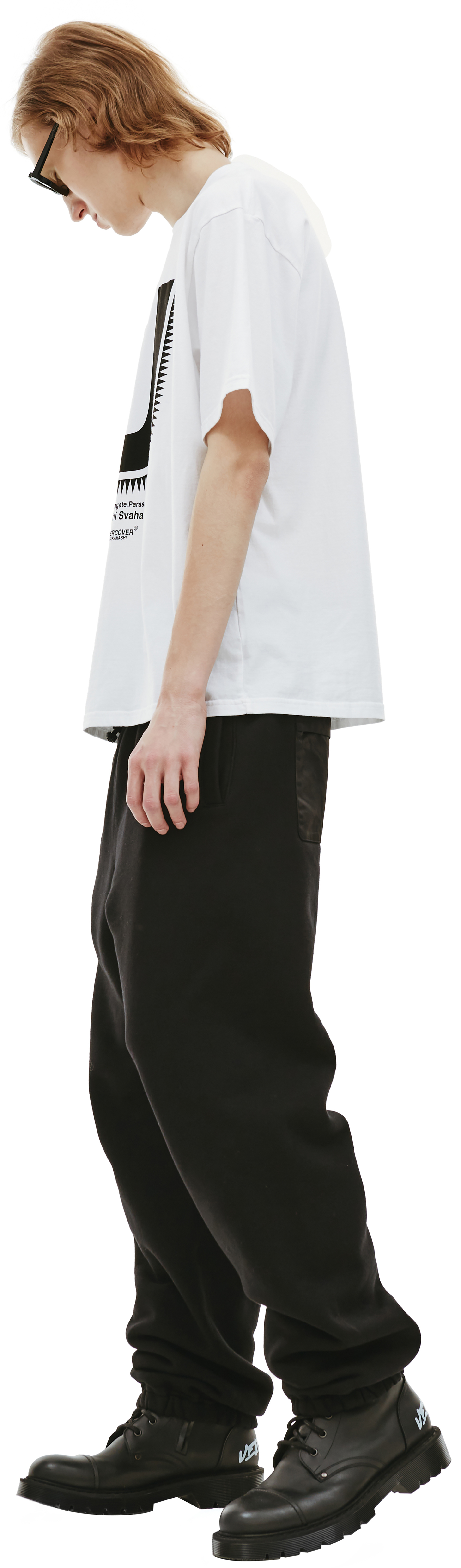 Undercover White \'U\' printed t-shirt