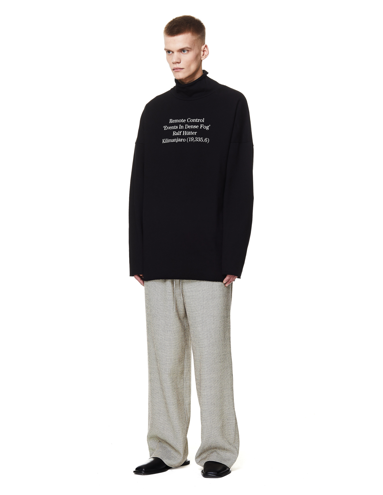 Raf Simons Oversized Turtleneck Sweatshirt