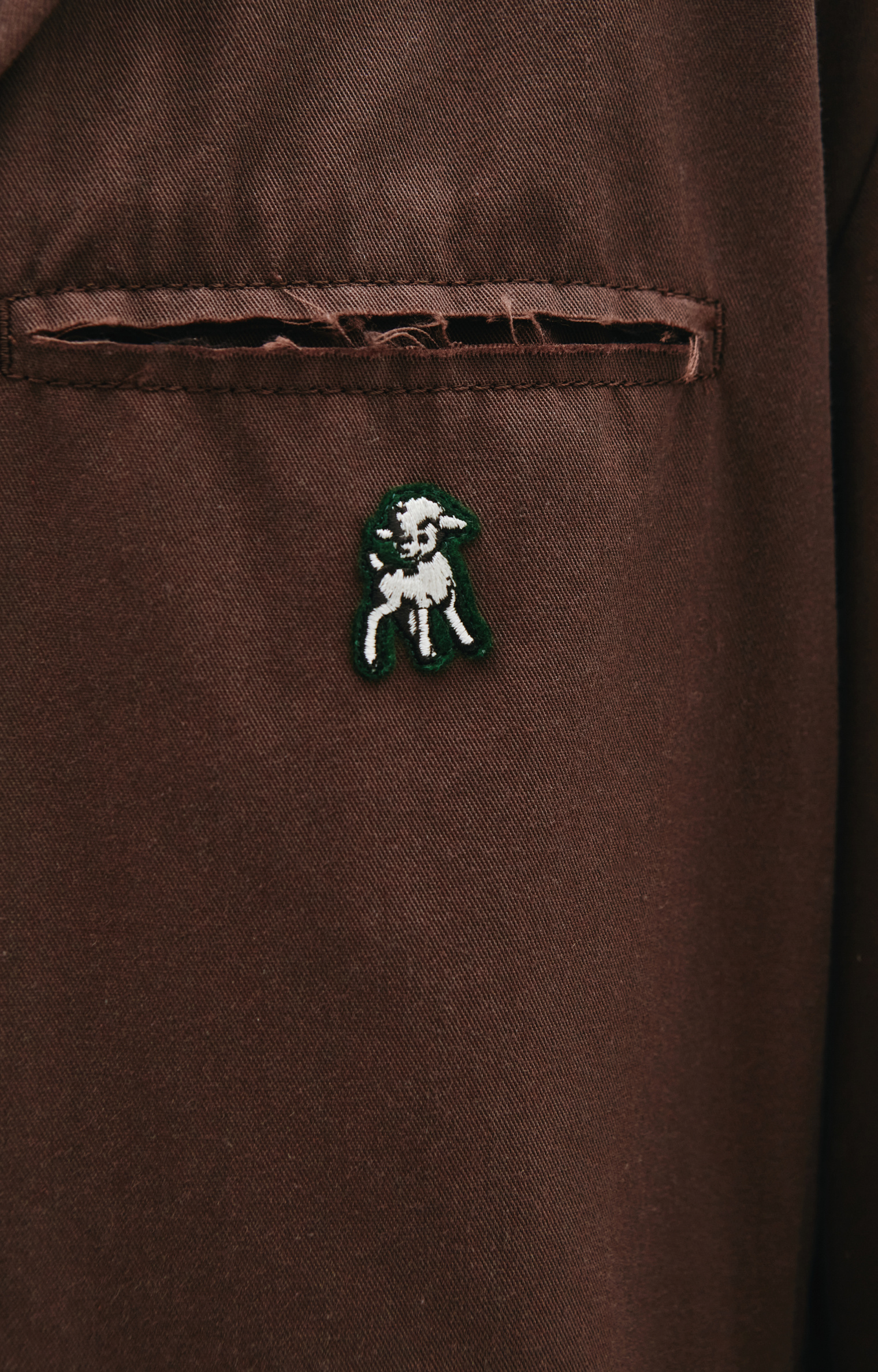 Undercover Однобортный пиджак с вышивкой