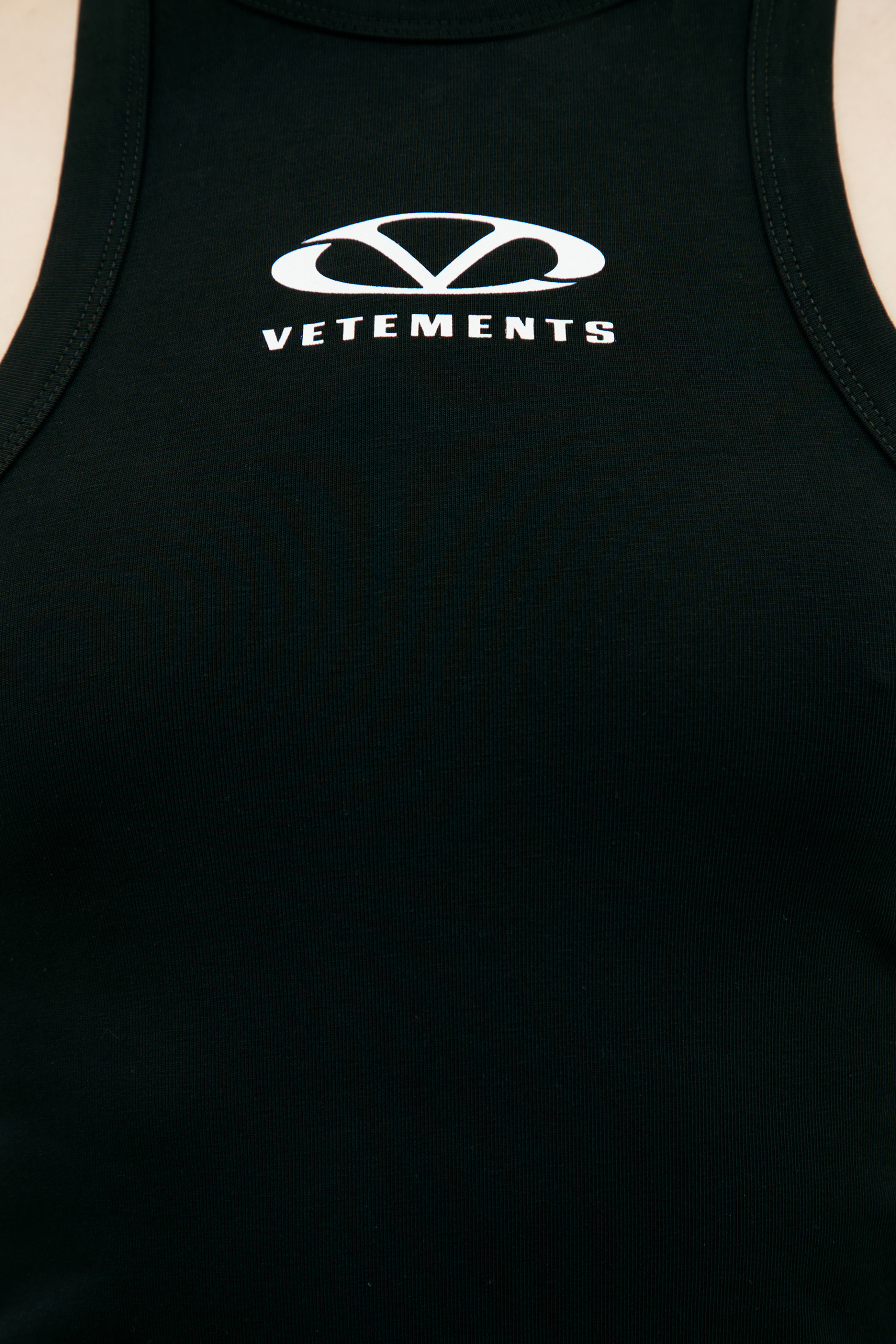 VETEMENTS Black logo dress