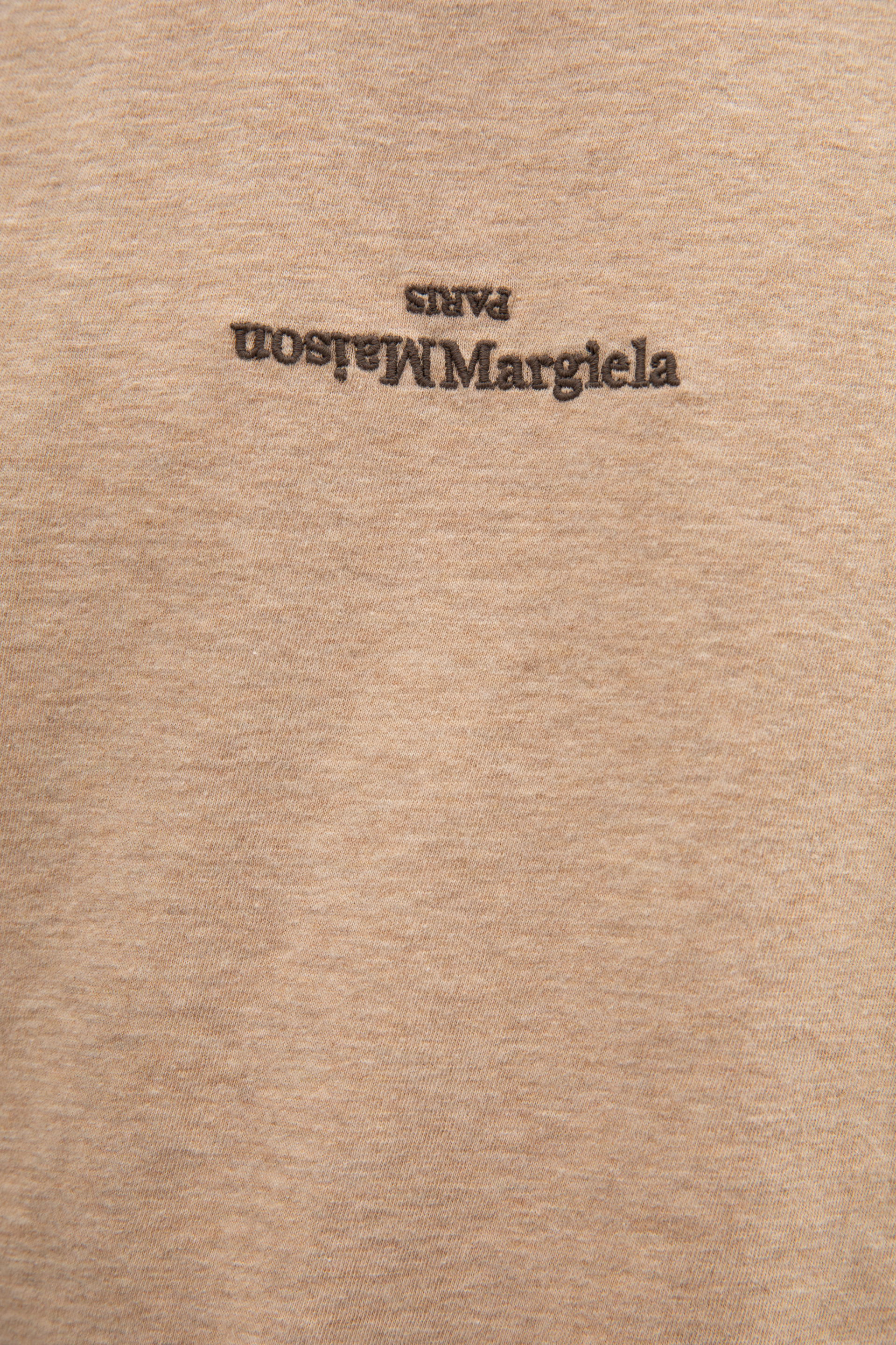 Maison Margiela Beige Logo T-shirt