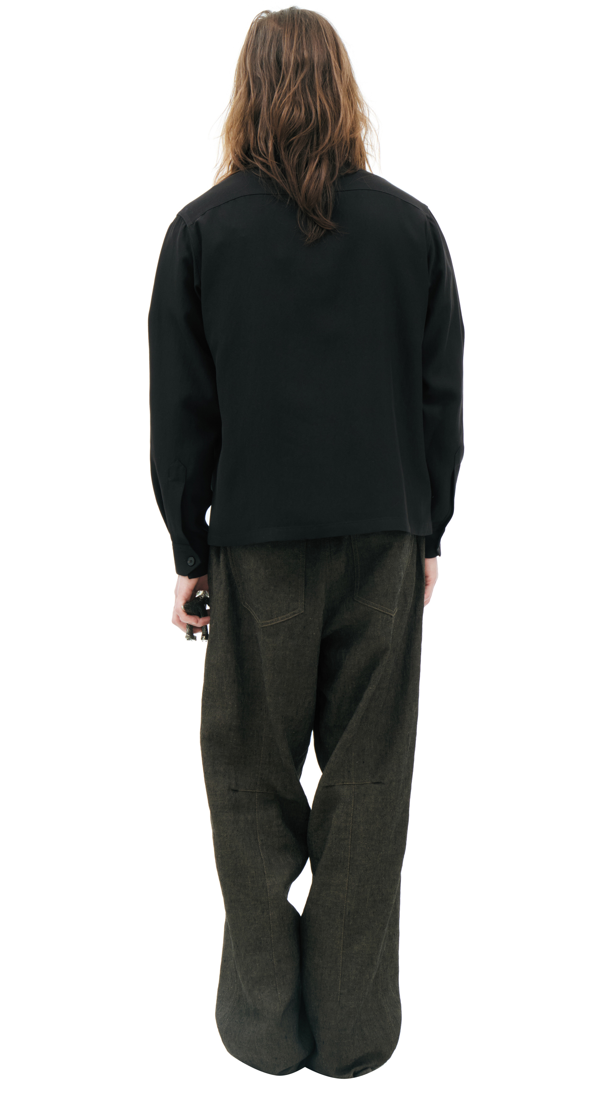 Enfants Riches Déprimés Shirt with a diagonal zipper