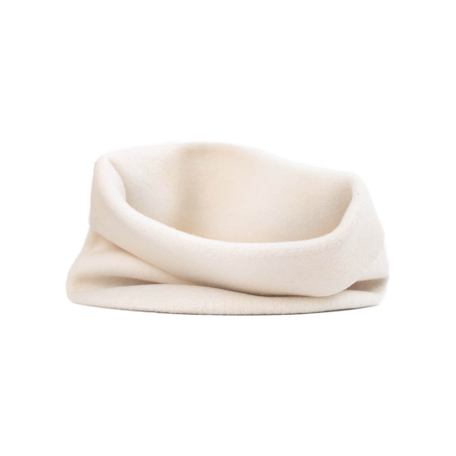 Y\'s Oversize Cream Beanie