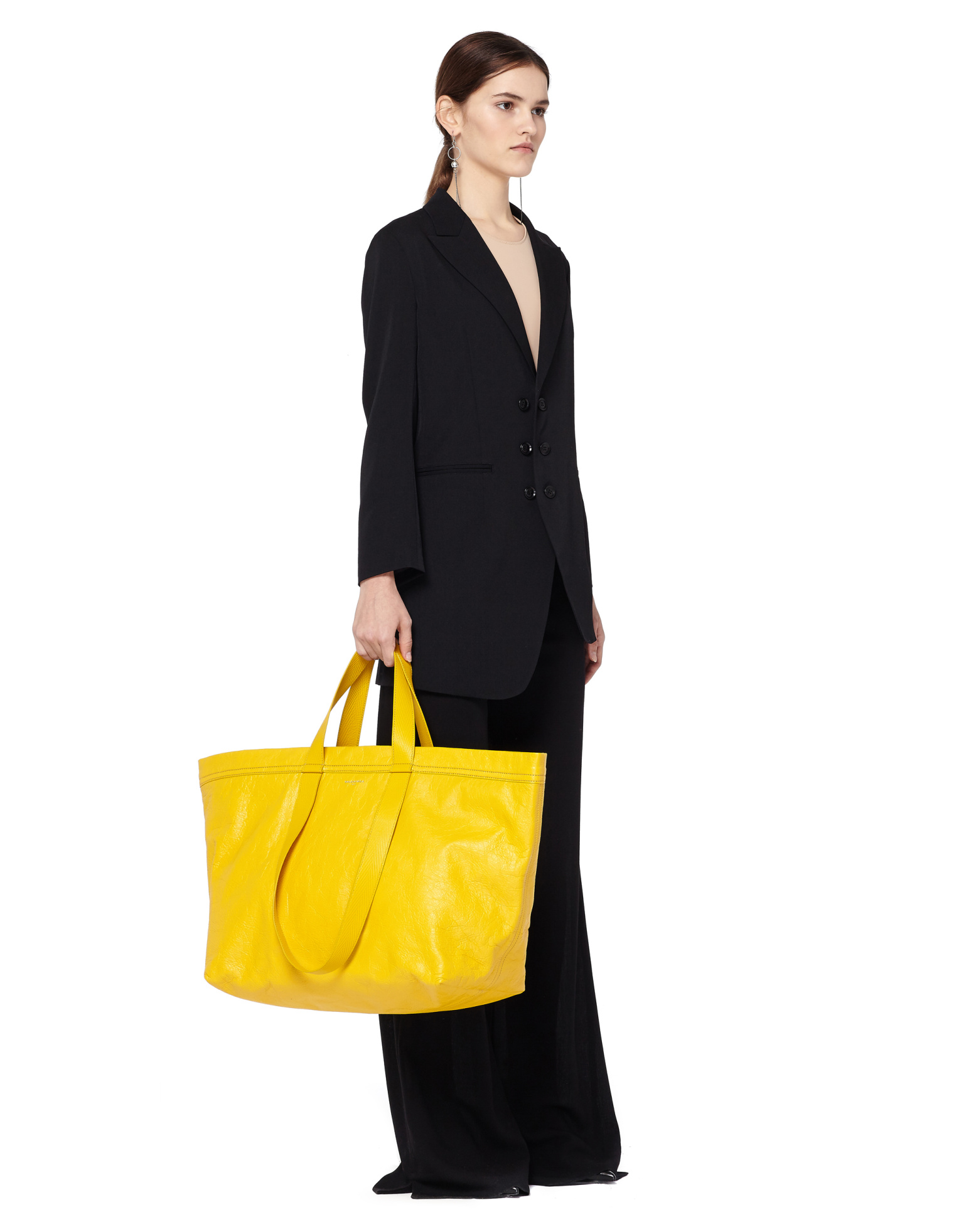 Balenciaga Carry Shopper leather bag