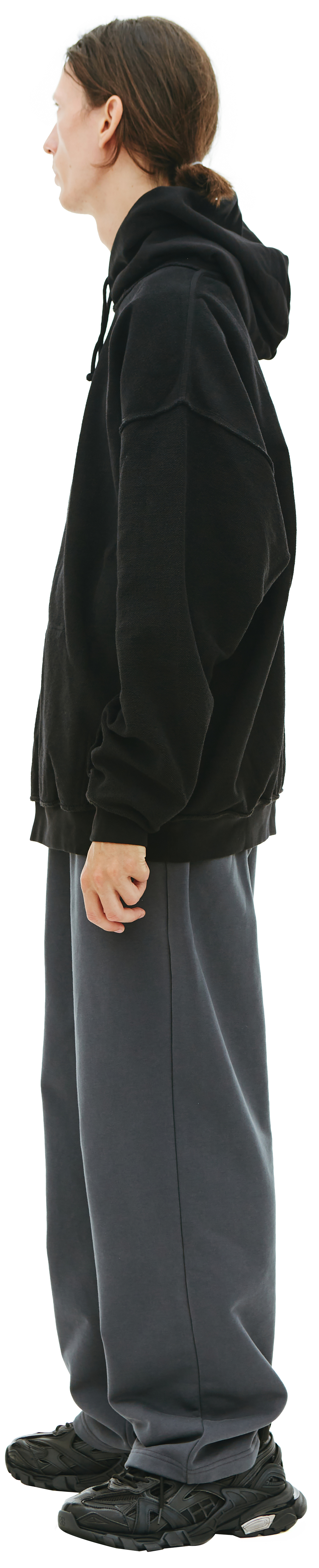 VETEMENTS Black inside-out hoodie