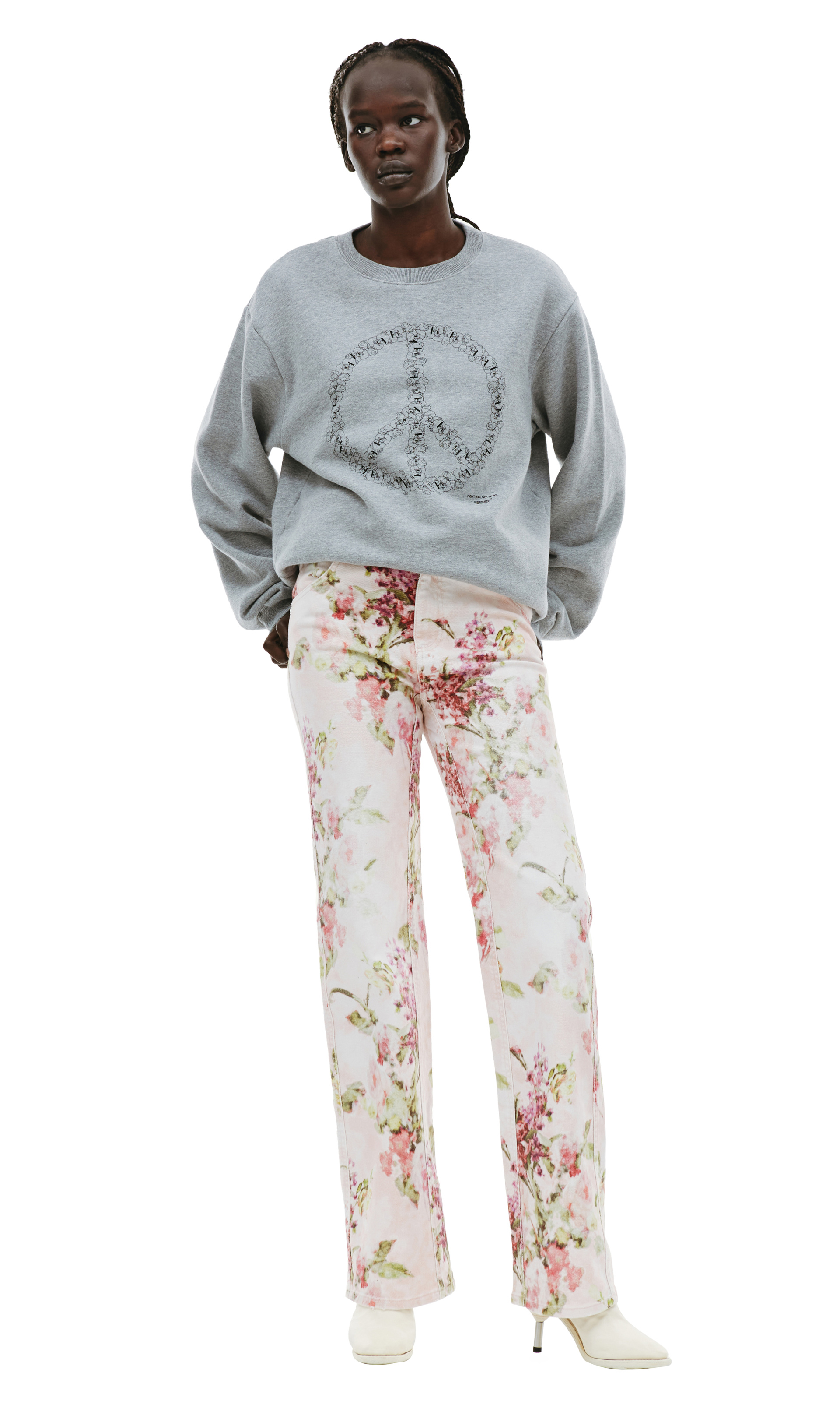 Undercover Grey \'Fight War\' Sweatshirt