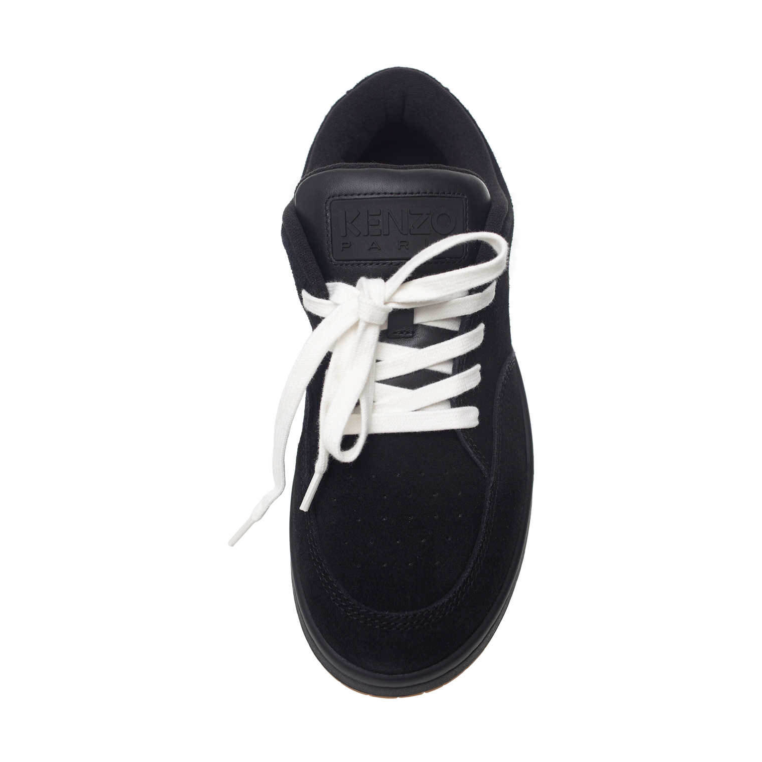 KENZO Black suede sneakers