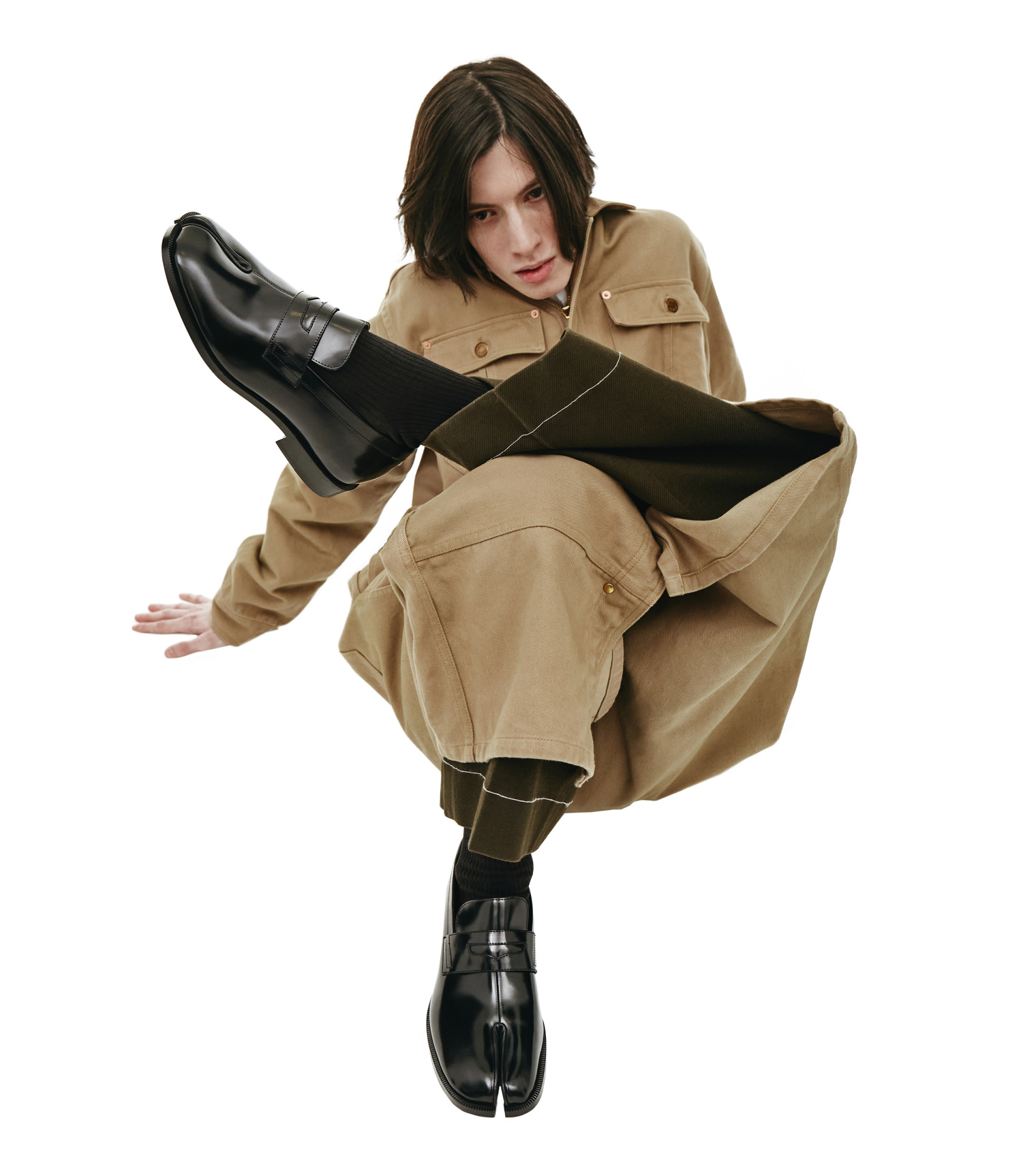 Doublet Silk & Cotton Jumpsuit Coat