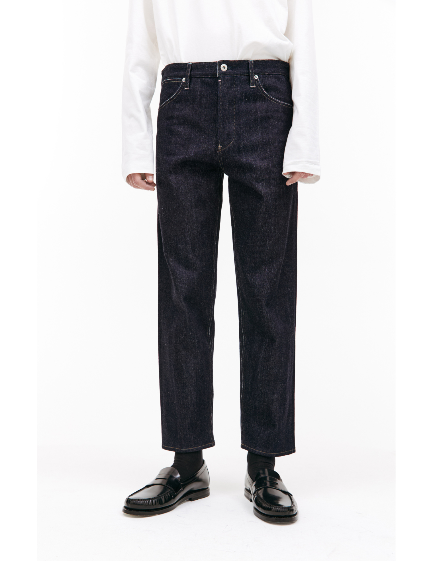 Jil Sander Navy blue straight jeans