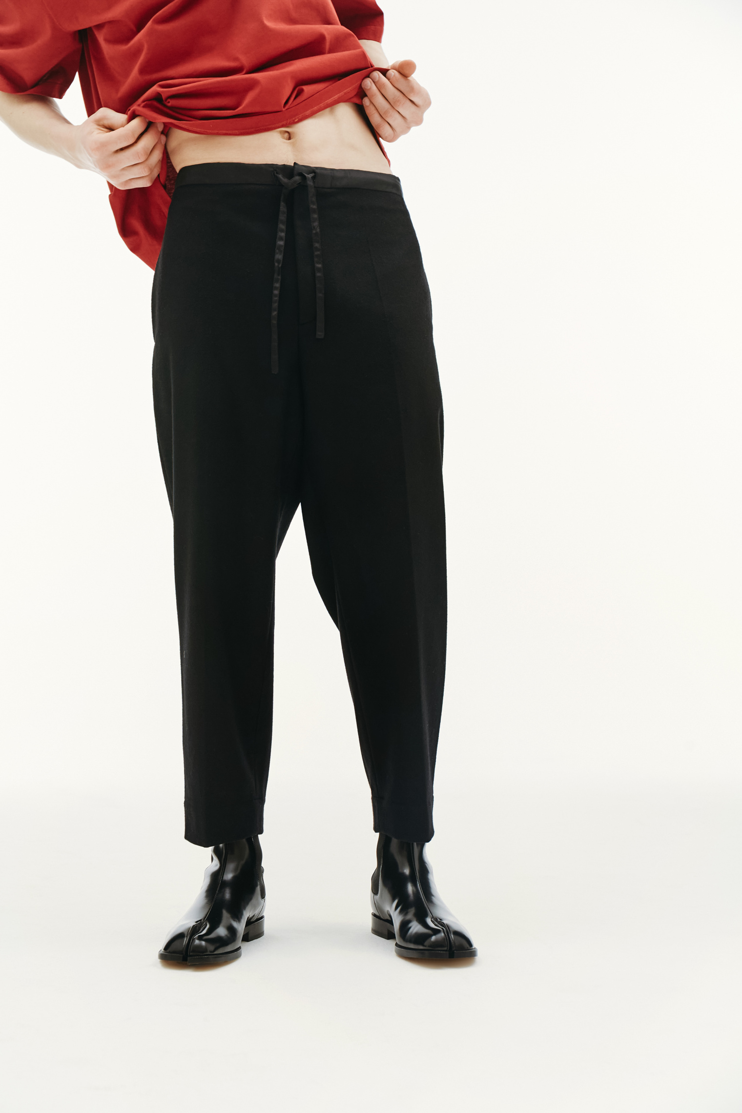 Jil Sander Black Wool Trousers