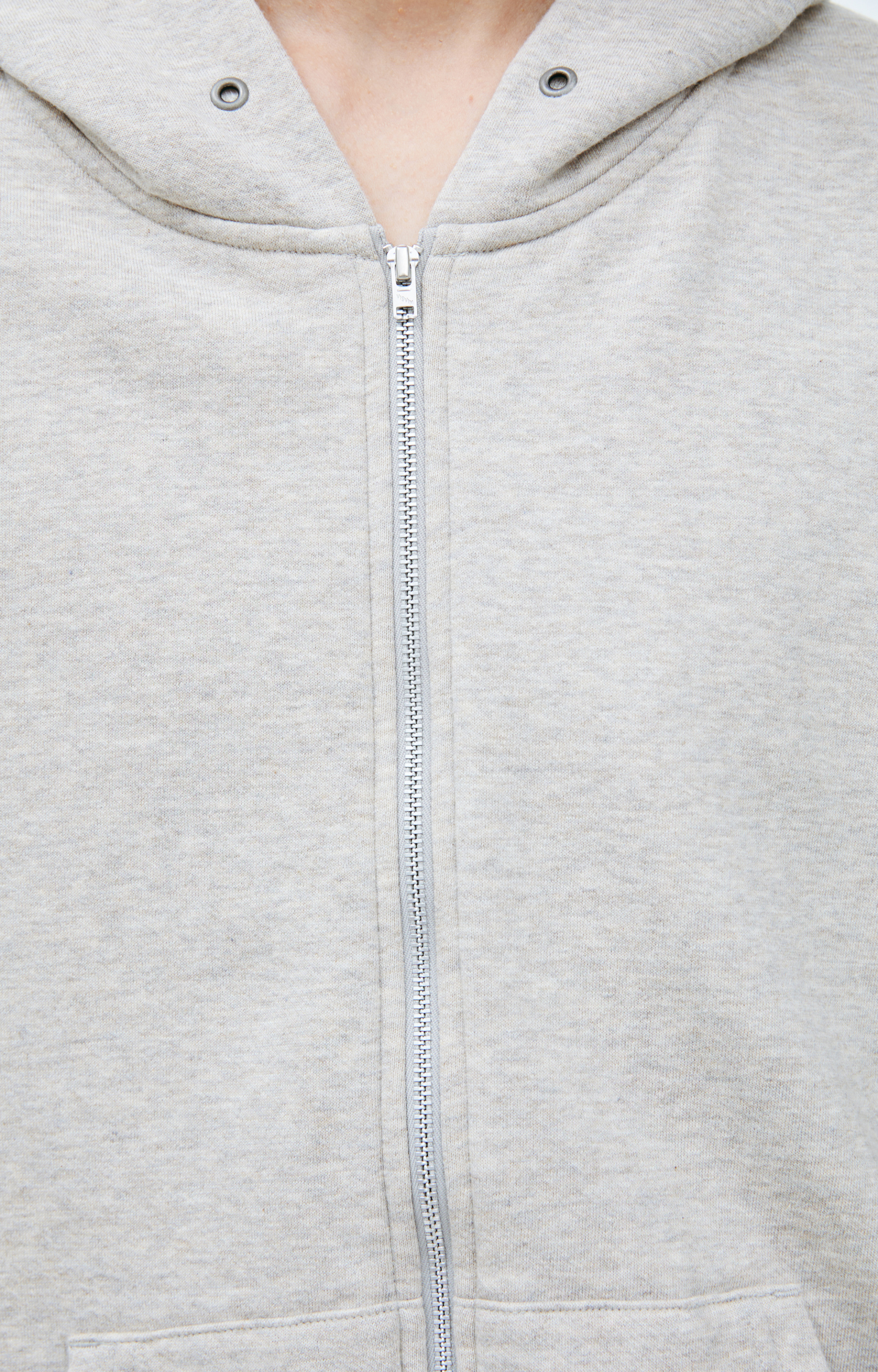 visvim Grey cotton hoodie