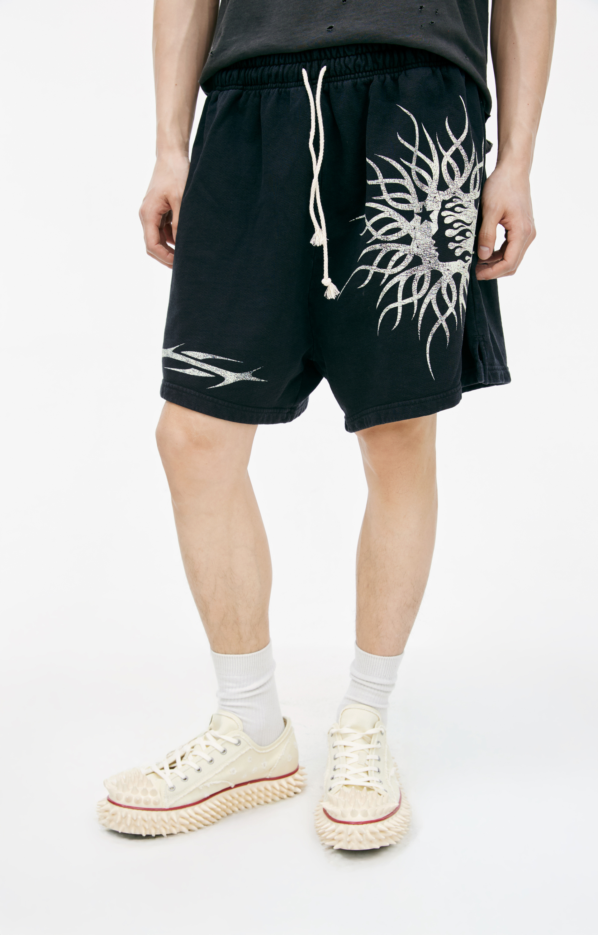 Hellstar Printed Cotton Shorts