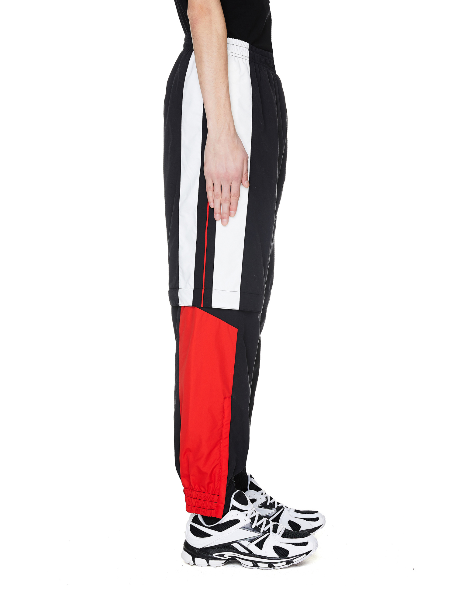 VETEMENTS Black Nylon Zip Trackpants