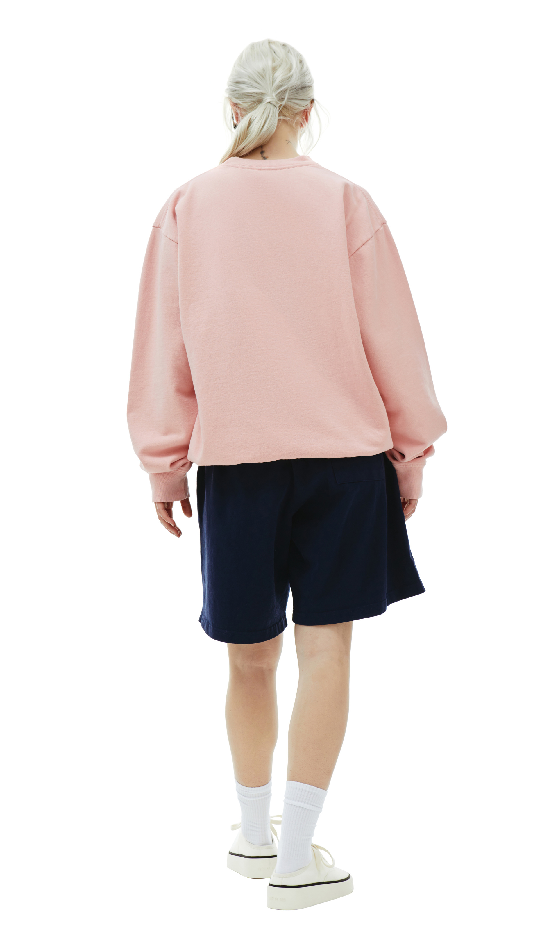 SPORTY & RICH Pink Logo Sweatshirt